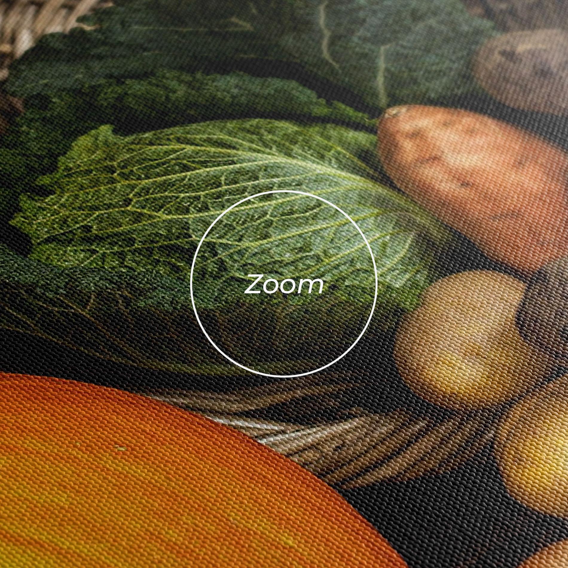 Leinwandbild Autumn Vegetables mockup 3