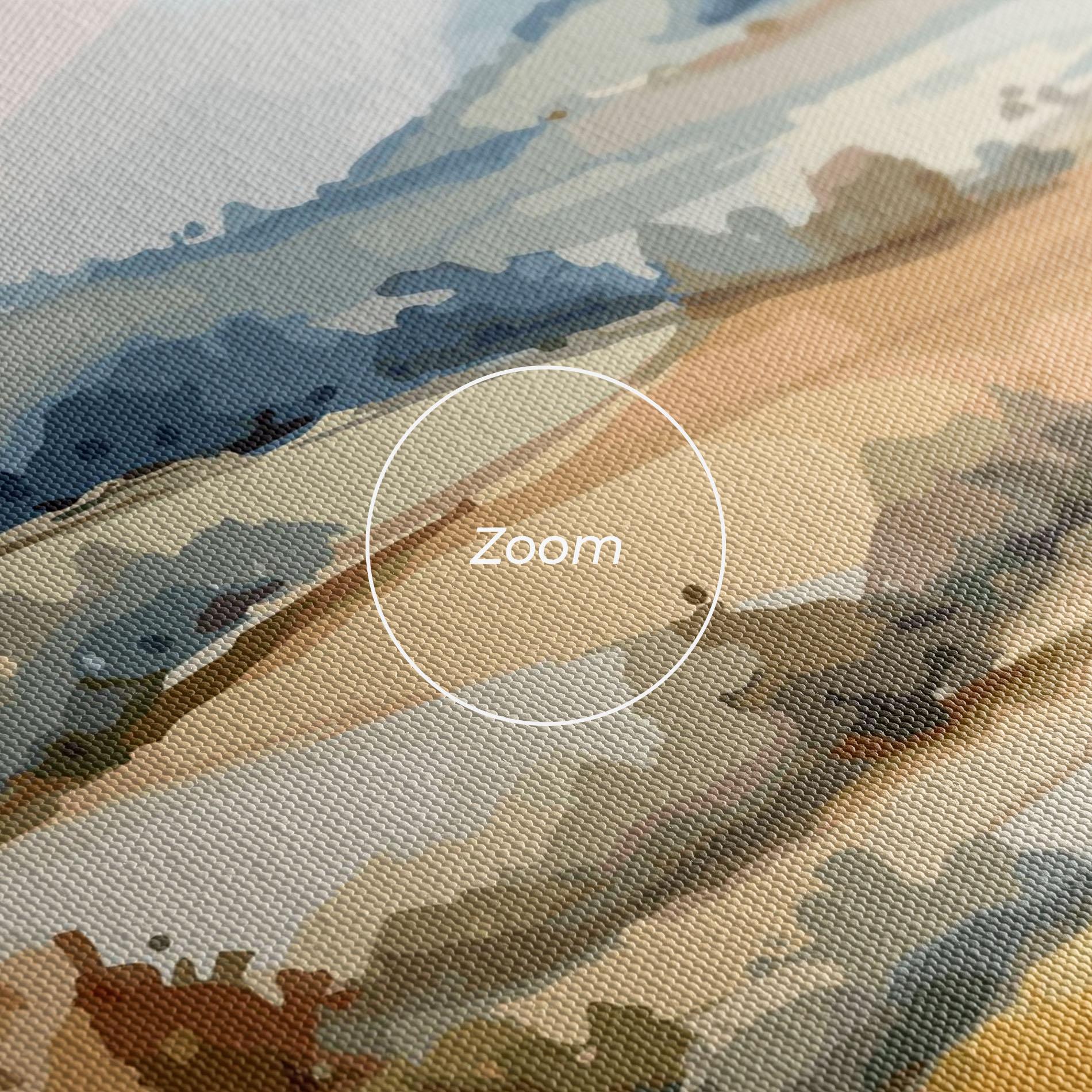 Leinwandbild Blue Orange Autumn mockup 3