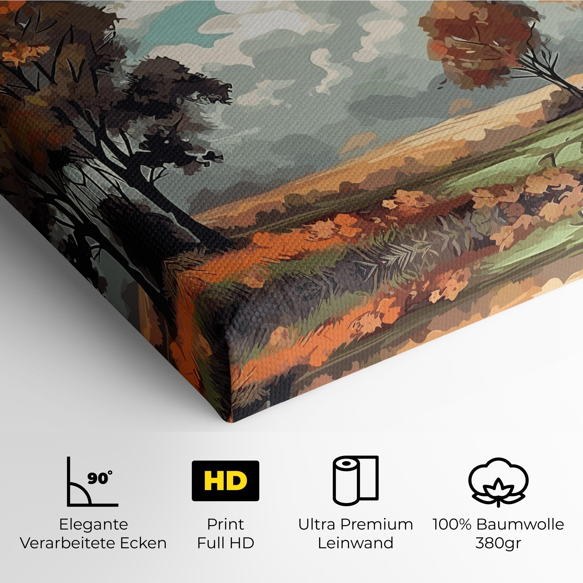 Leinwandbild Autumn Art mockup 4