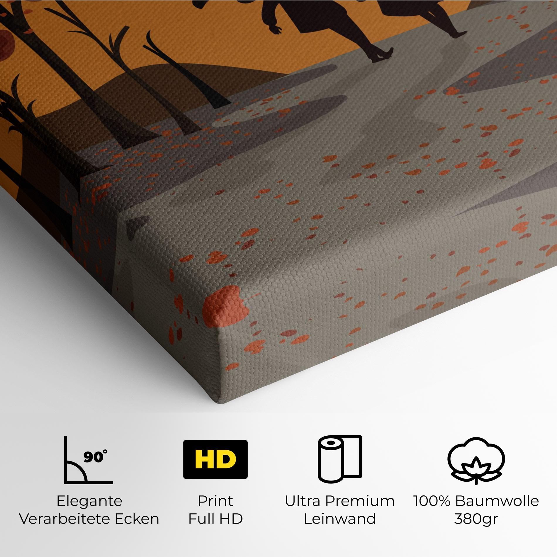 Leinwandbild Autumn Couple mockup 4