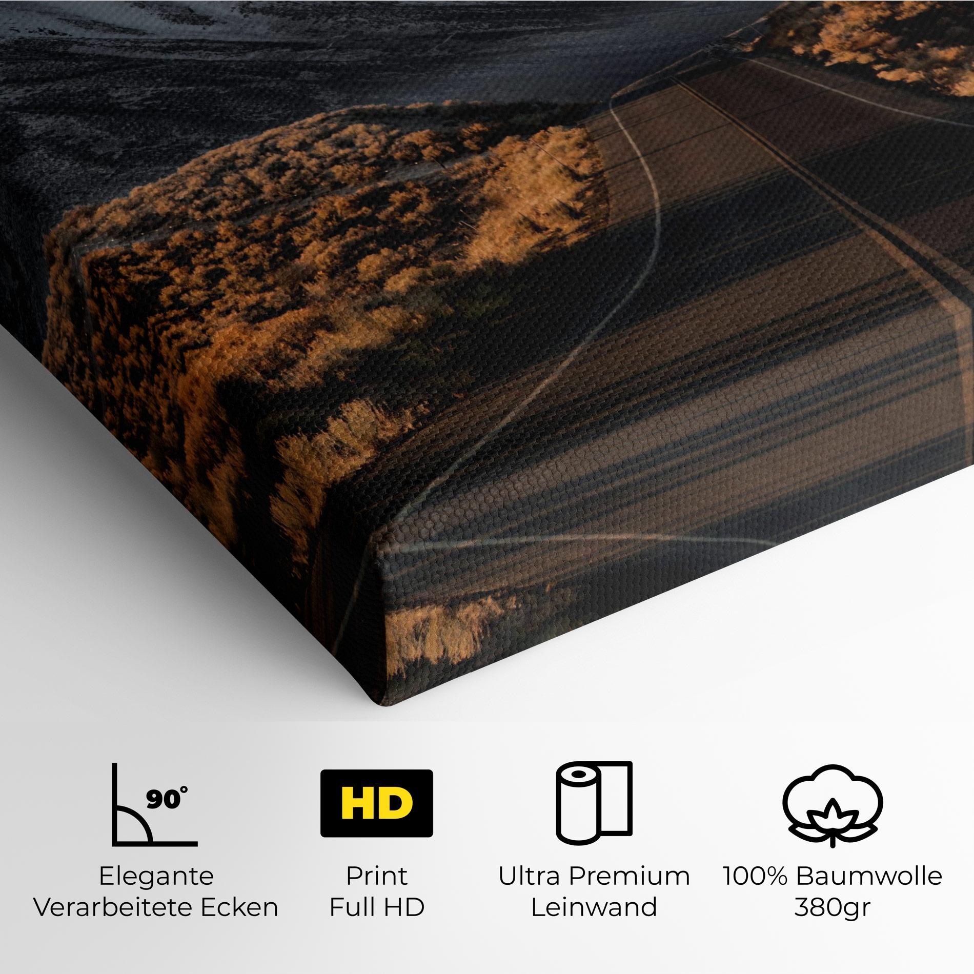 Leinwandbild Autumn Mountain View mockup 4