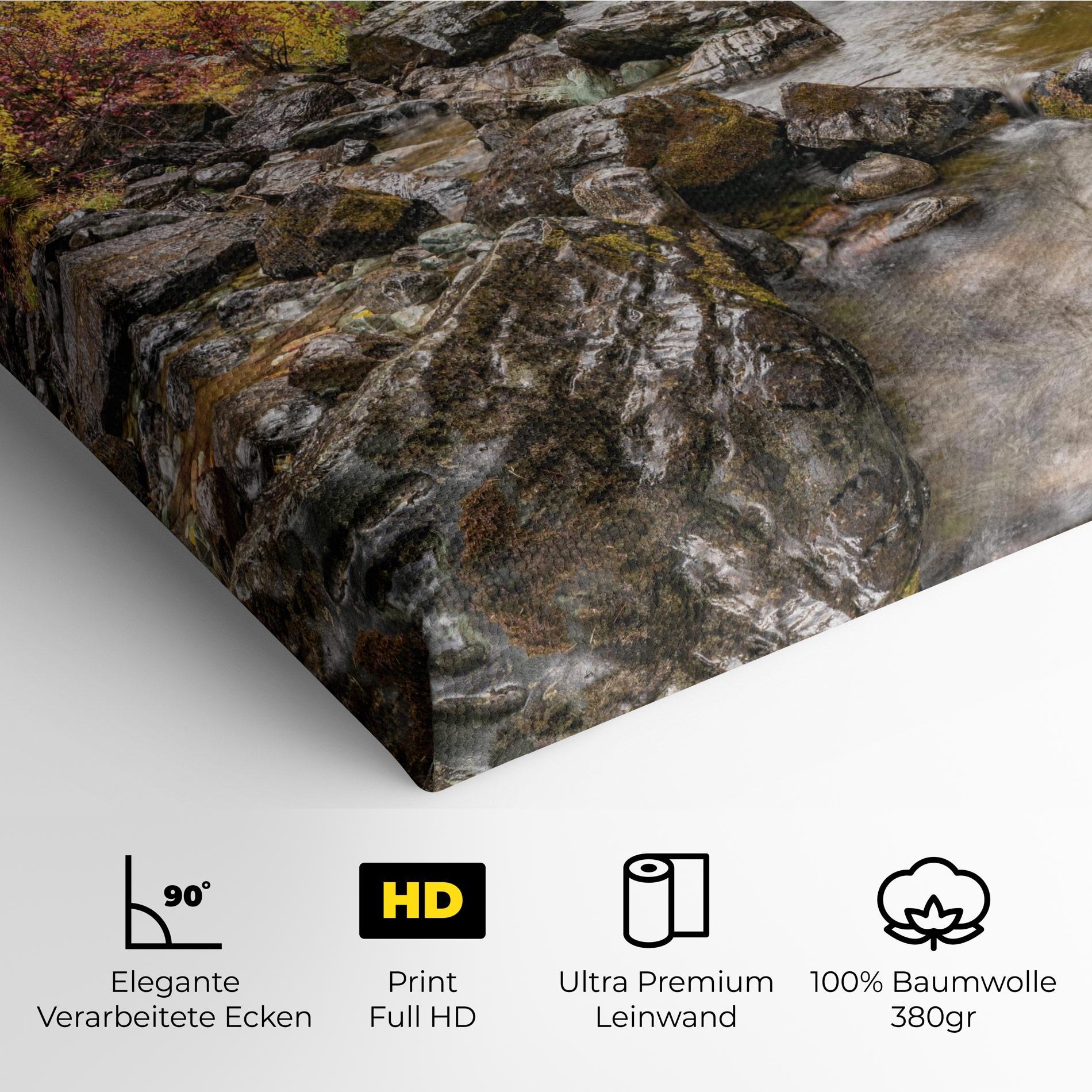 Leinwandbild Autumn Stream mockup 4