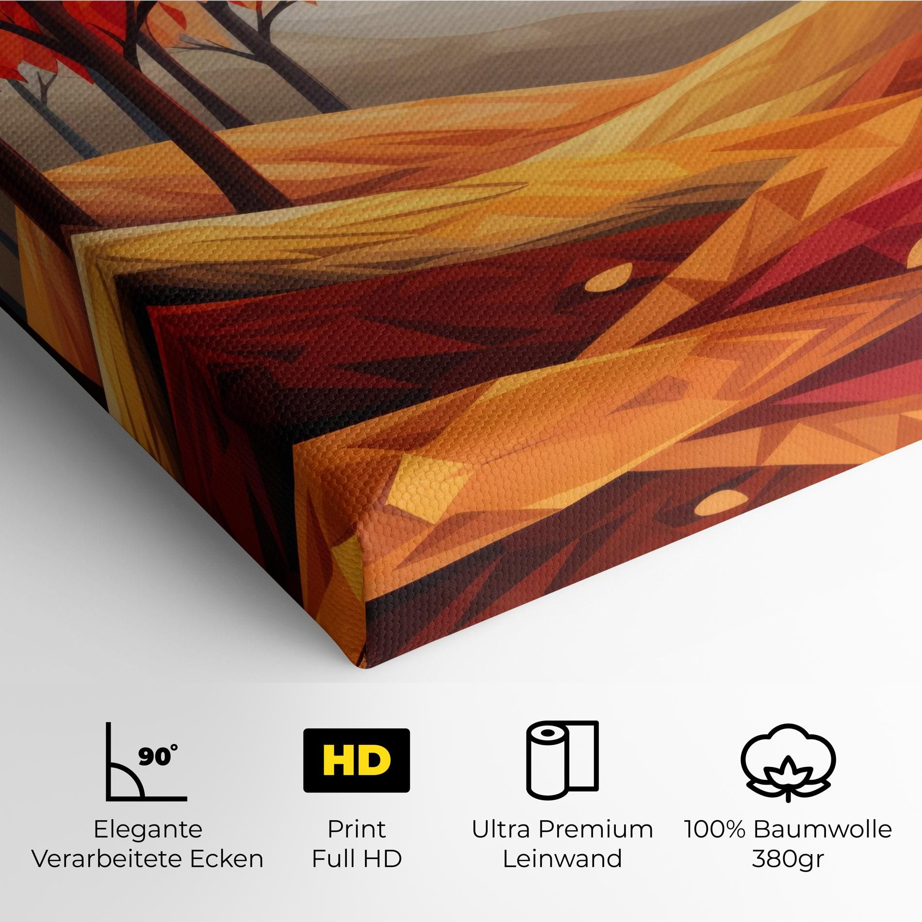 Red Trees Art mockup 4