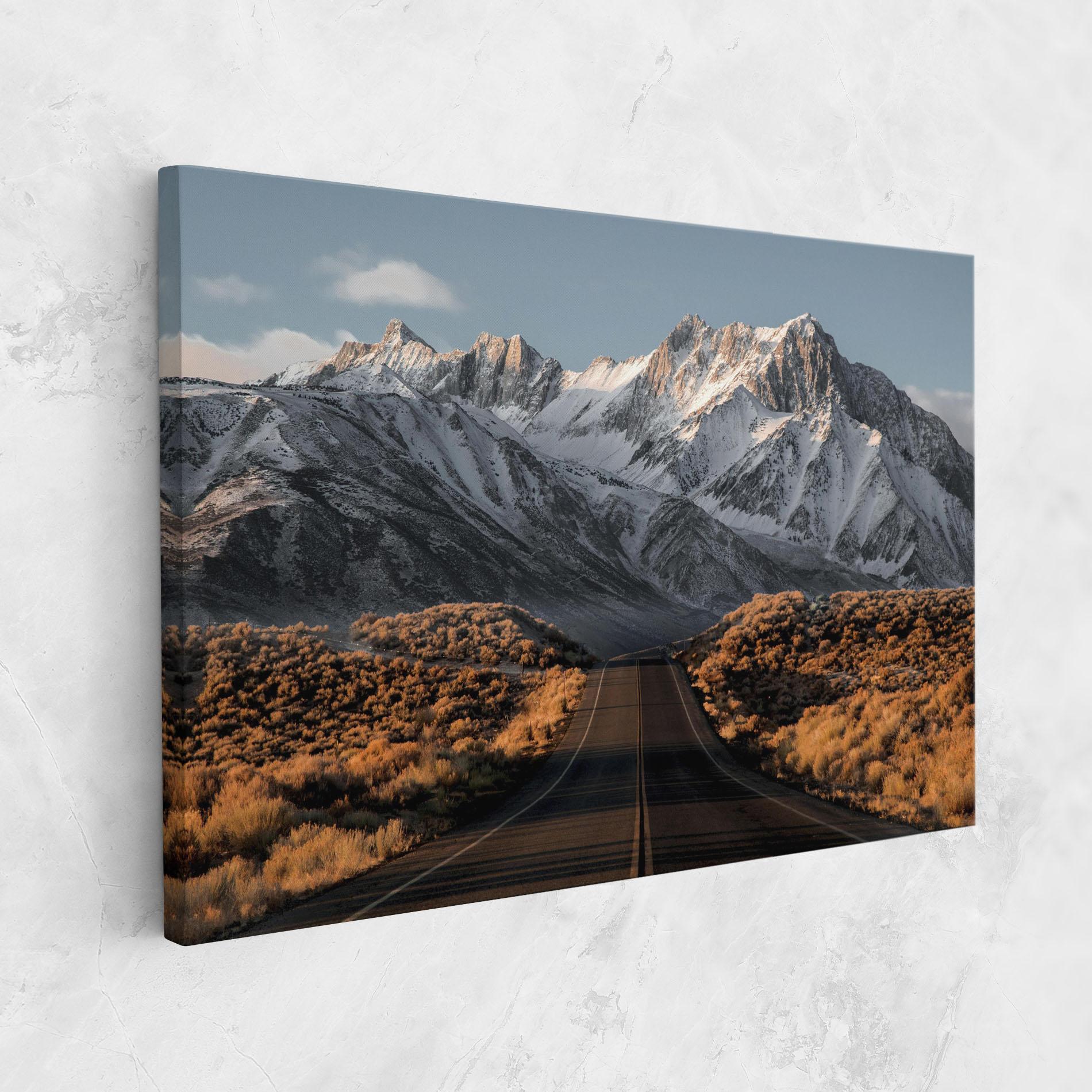 Leinwandbild Autumn Mountain View mockup 1