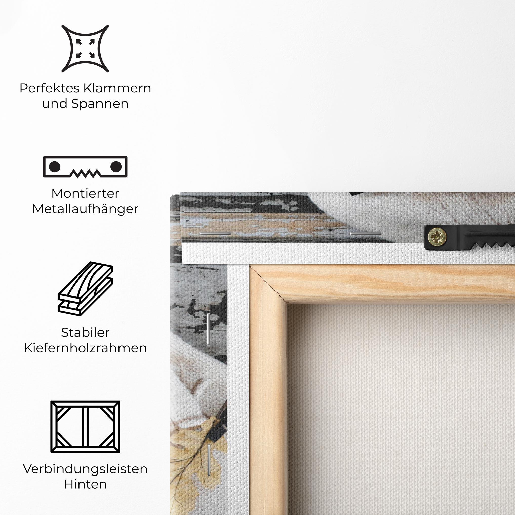 Leinwandbild Autumn Coffee mockup 5