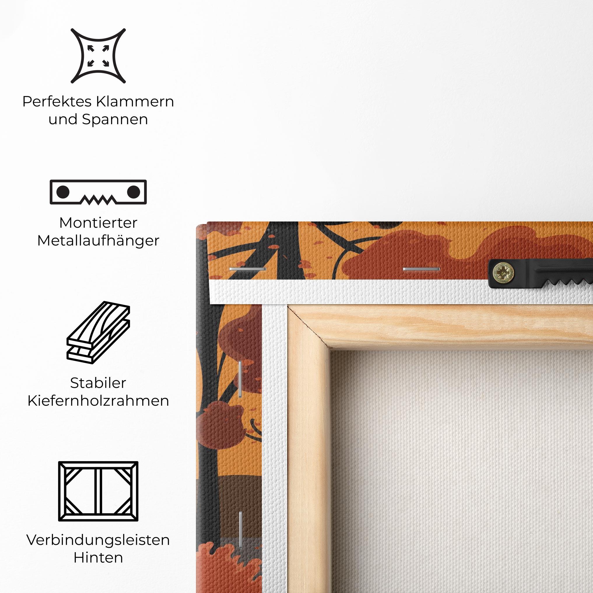 Leinwandbild Autumn Couple mockup 5