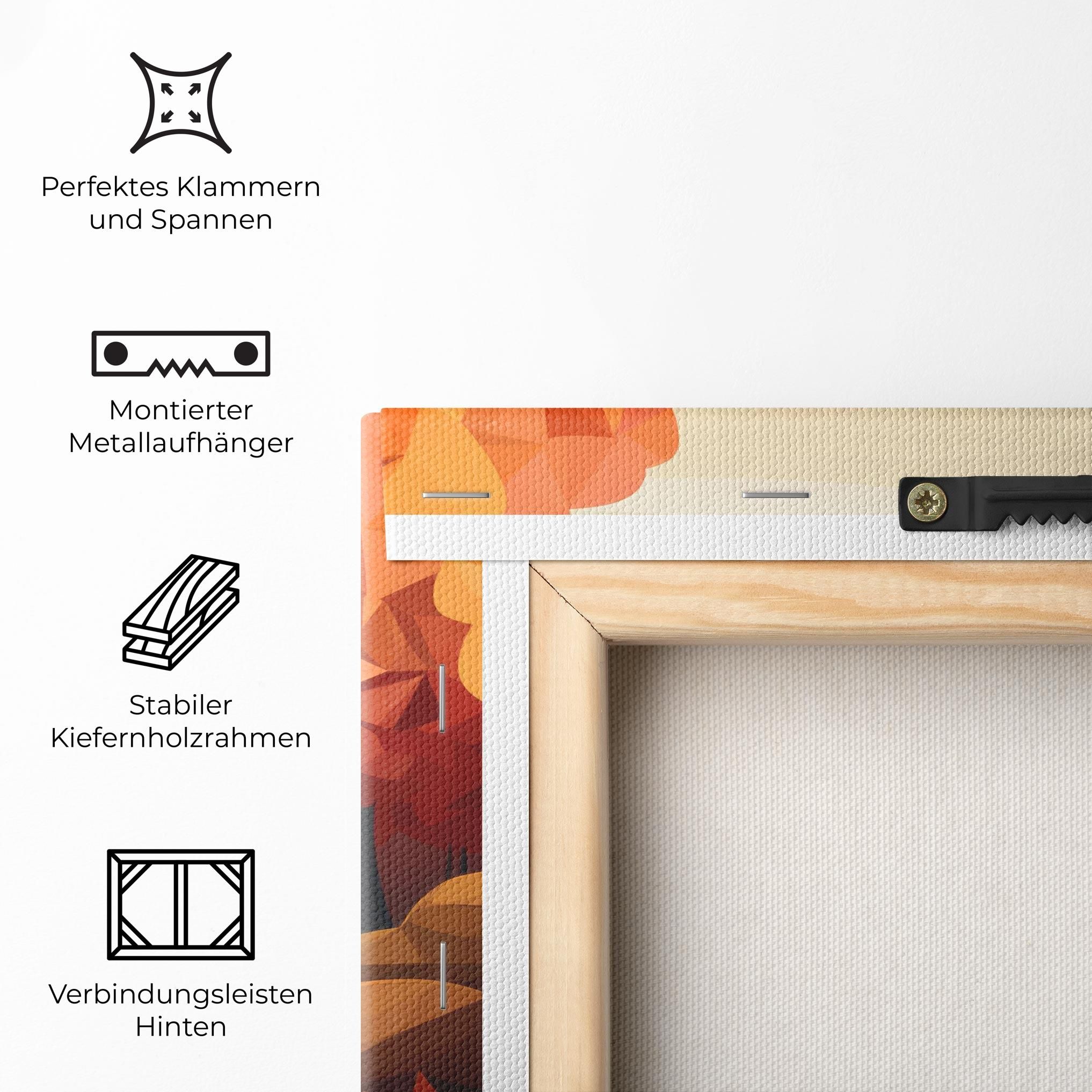 Autumn Orange Forest mockup 5