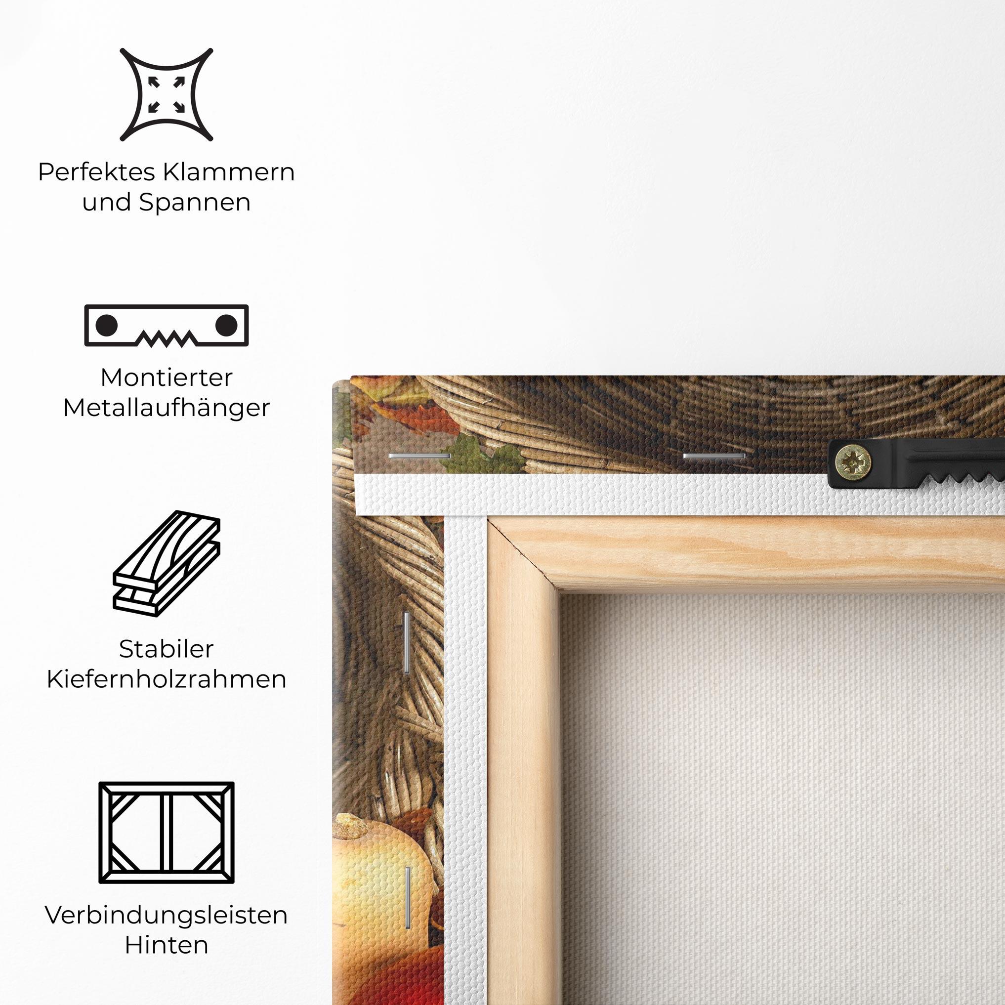 Leinwandbild Autumn Vegetables mockup 5