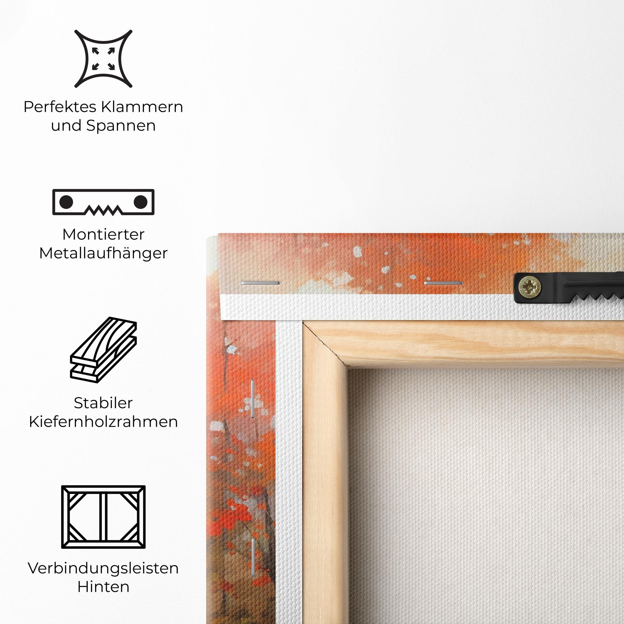 Leinwandbild Autumnal Painting mockup 5