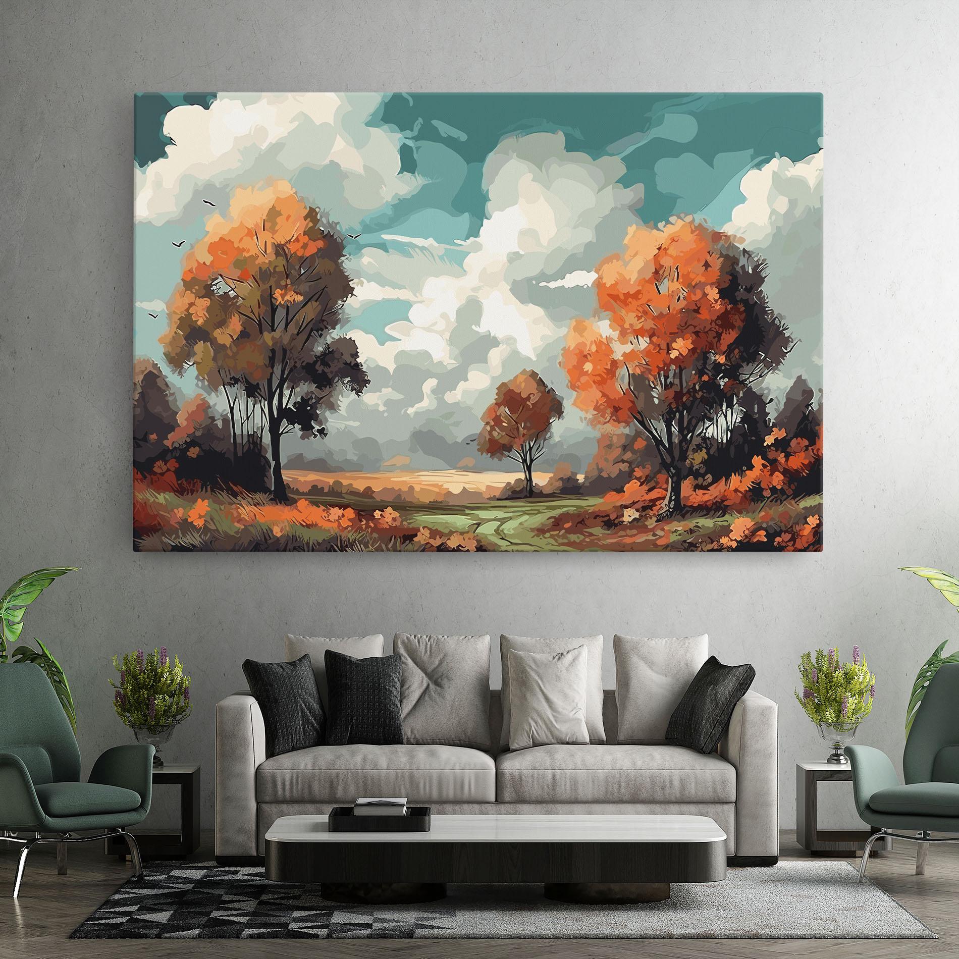 Leinwandbild Autumn Art mockup 7