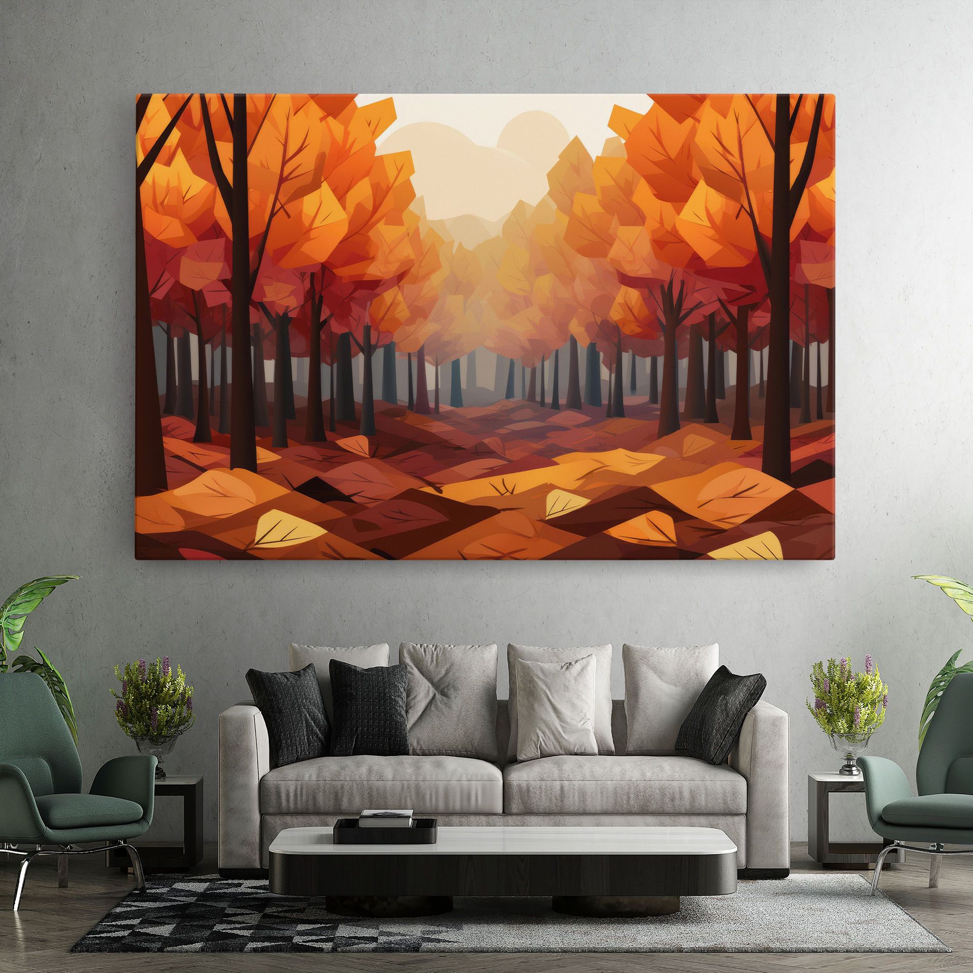 Autumn Forest View mockup 7