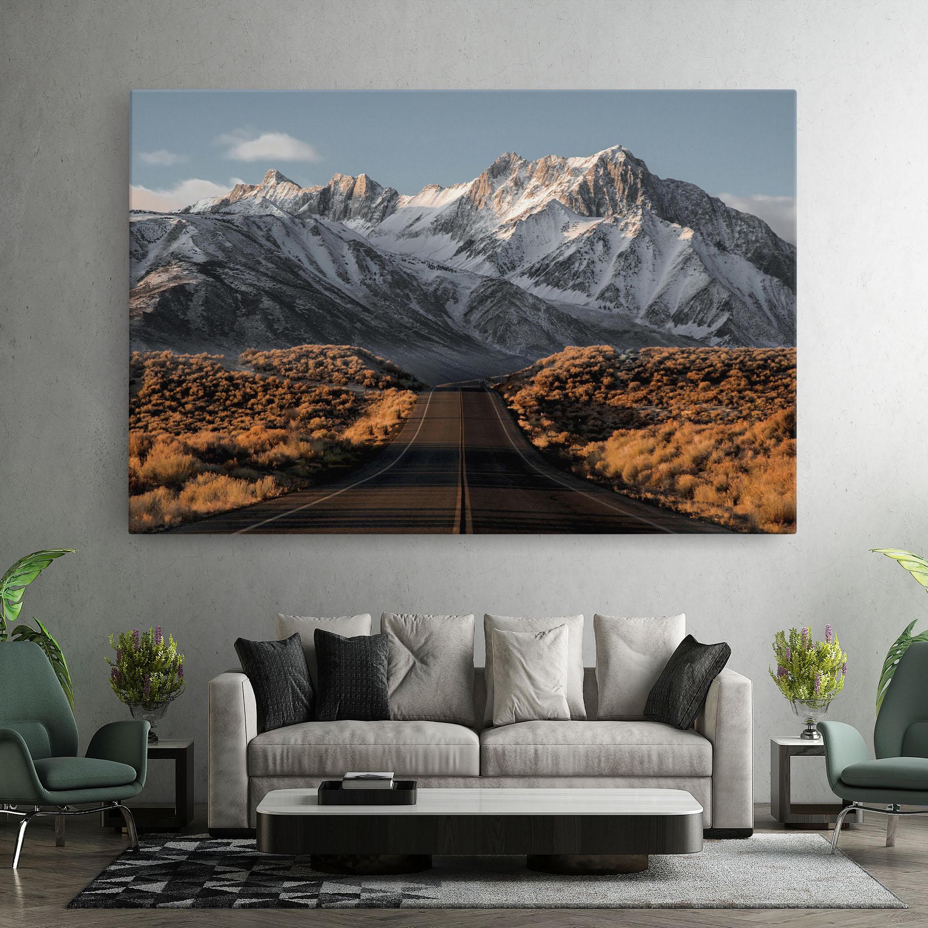 Leinwandbild Autumn Mountain View mockup 7