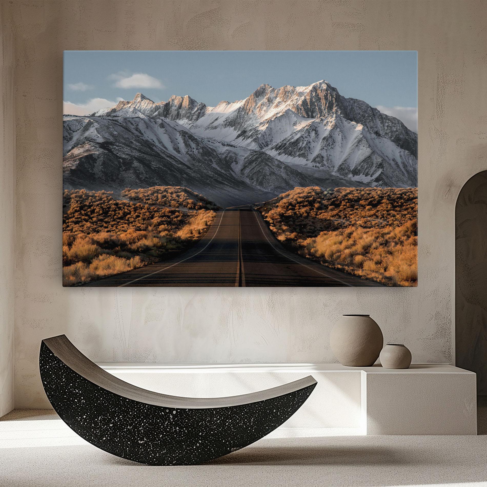 Leinwandbild Autumn Mountain View mockup 8