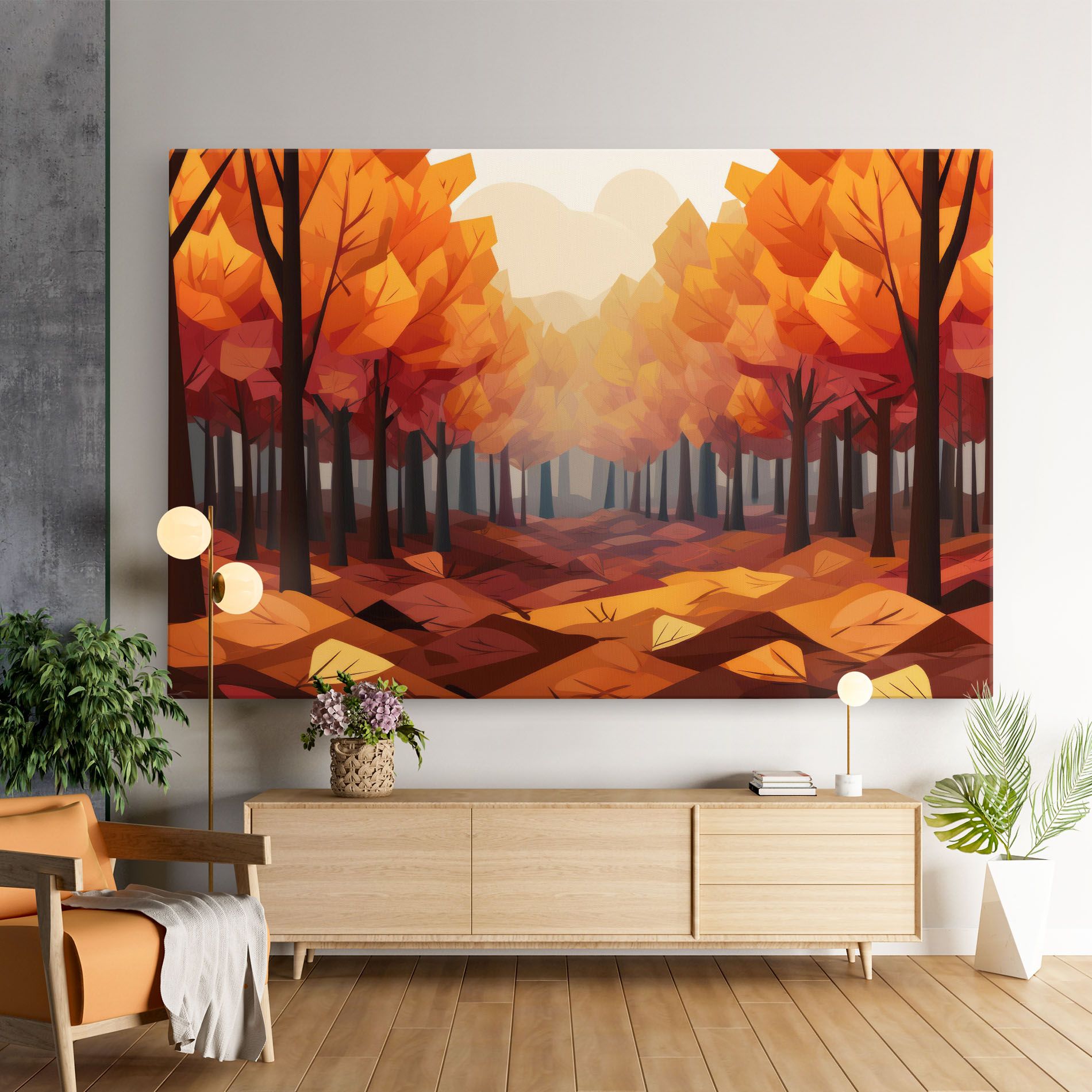 Autumn Forest View mockup 9