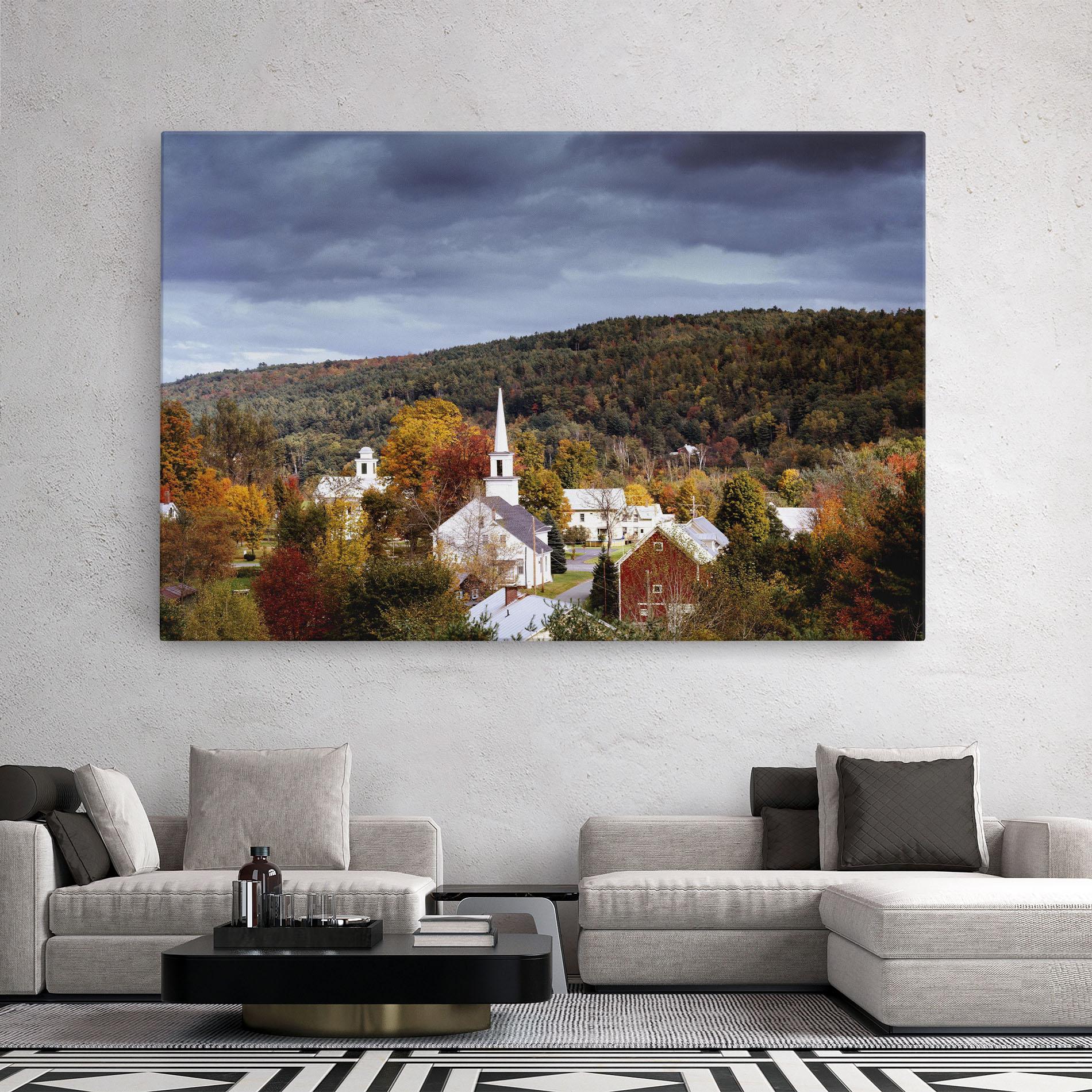 Leinwandbild Autumn Trees mockup 2