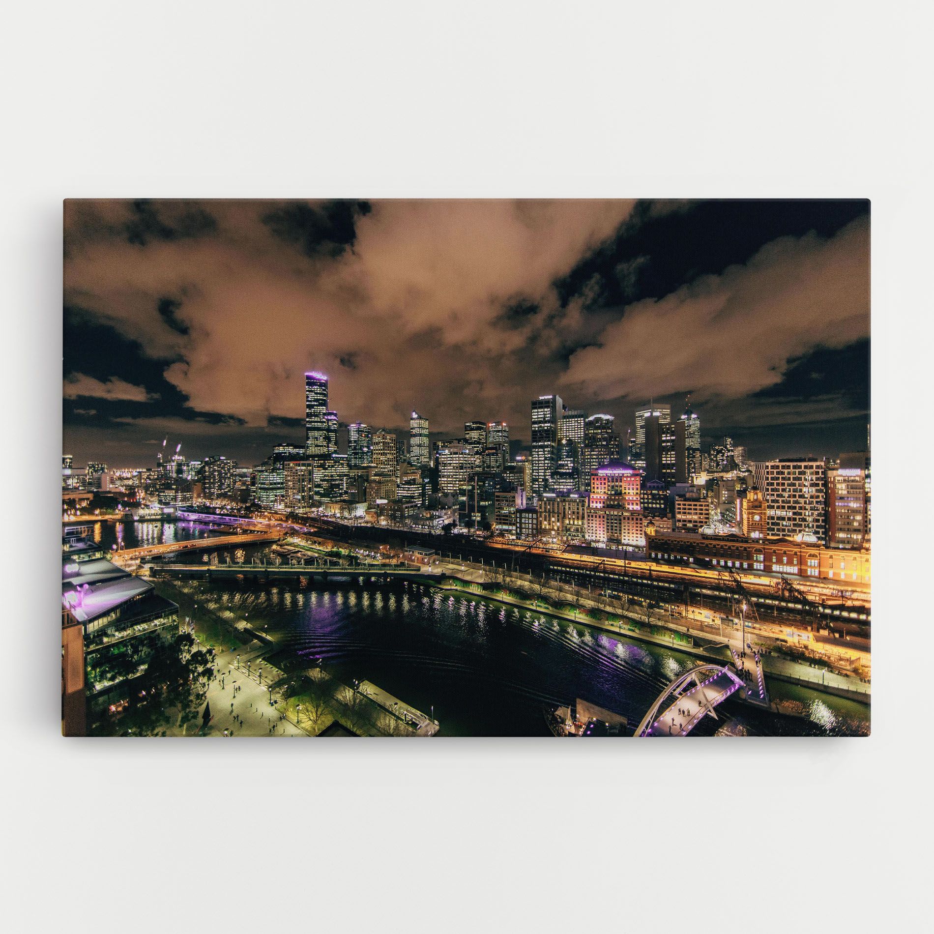 Green Purple City mockup 0