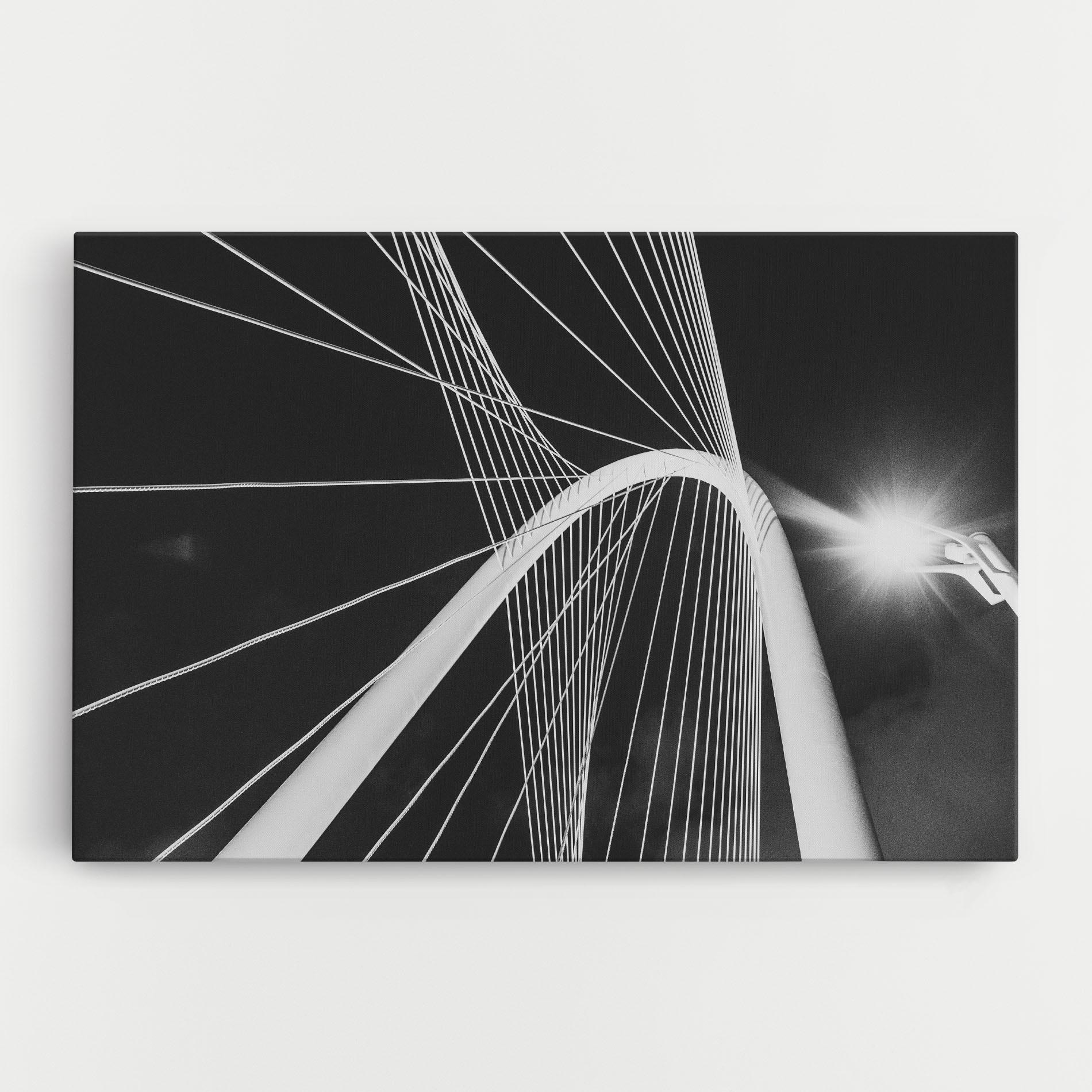 Leinwandbild White Glass Building mockup 0