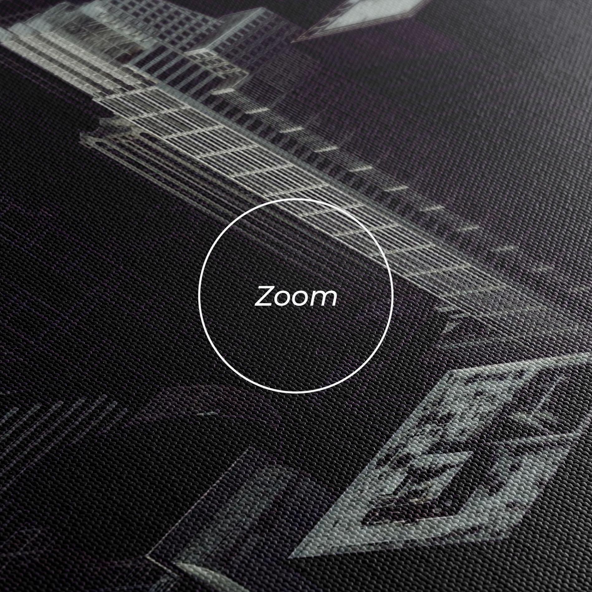 Leinwandbild Black Cream Building mockup 3