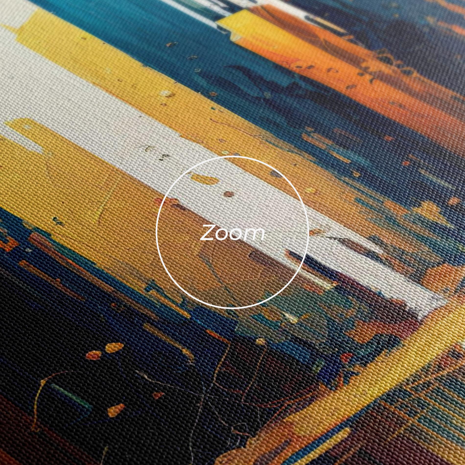 Leinwandbild City Pain Art mockup 3