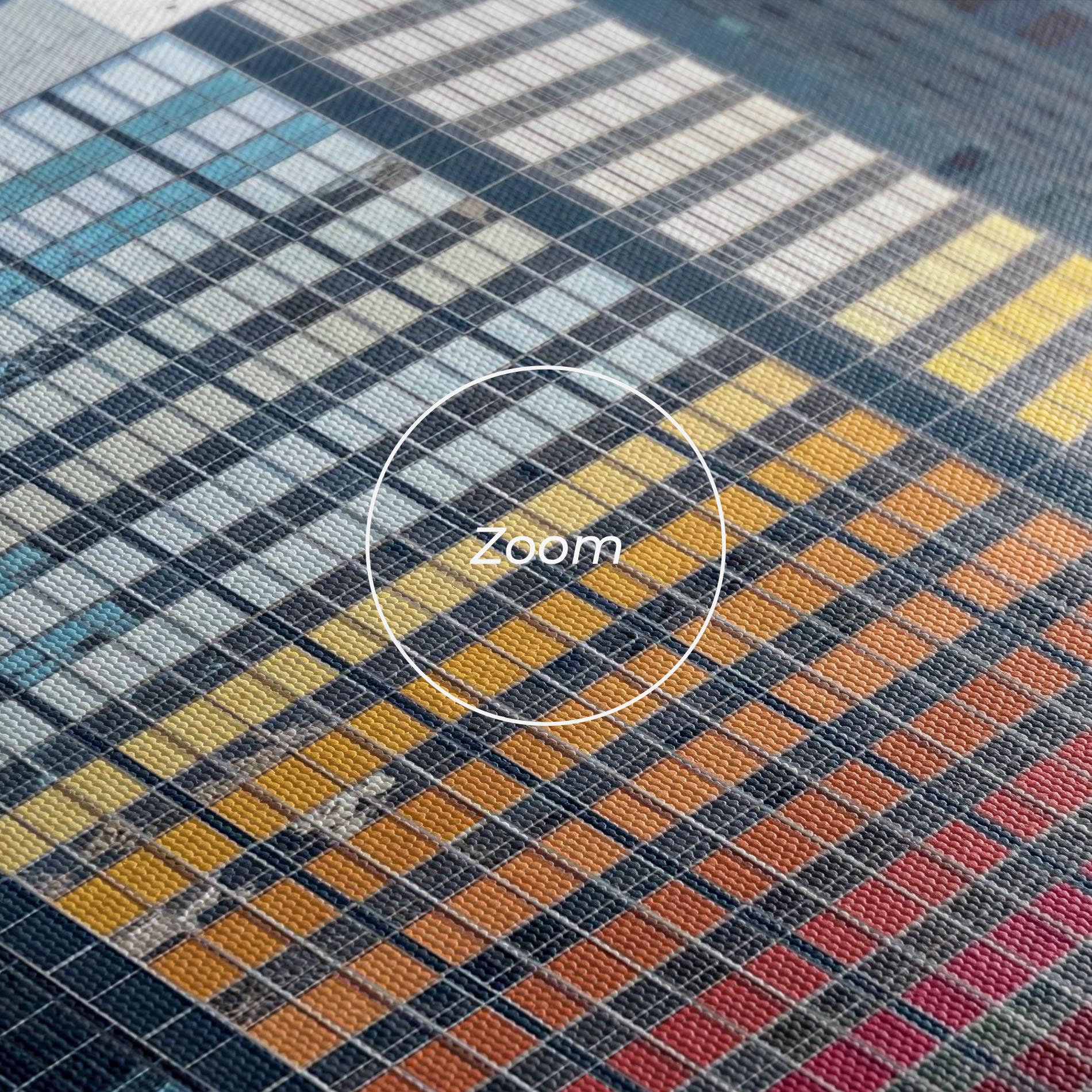 Leinwandbild Colorful Urban Building mockup 3