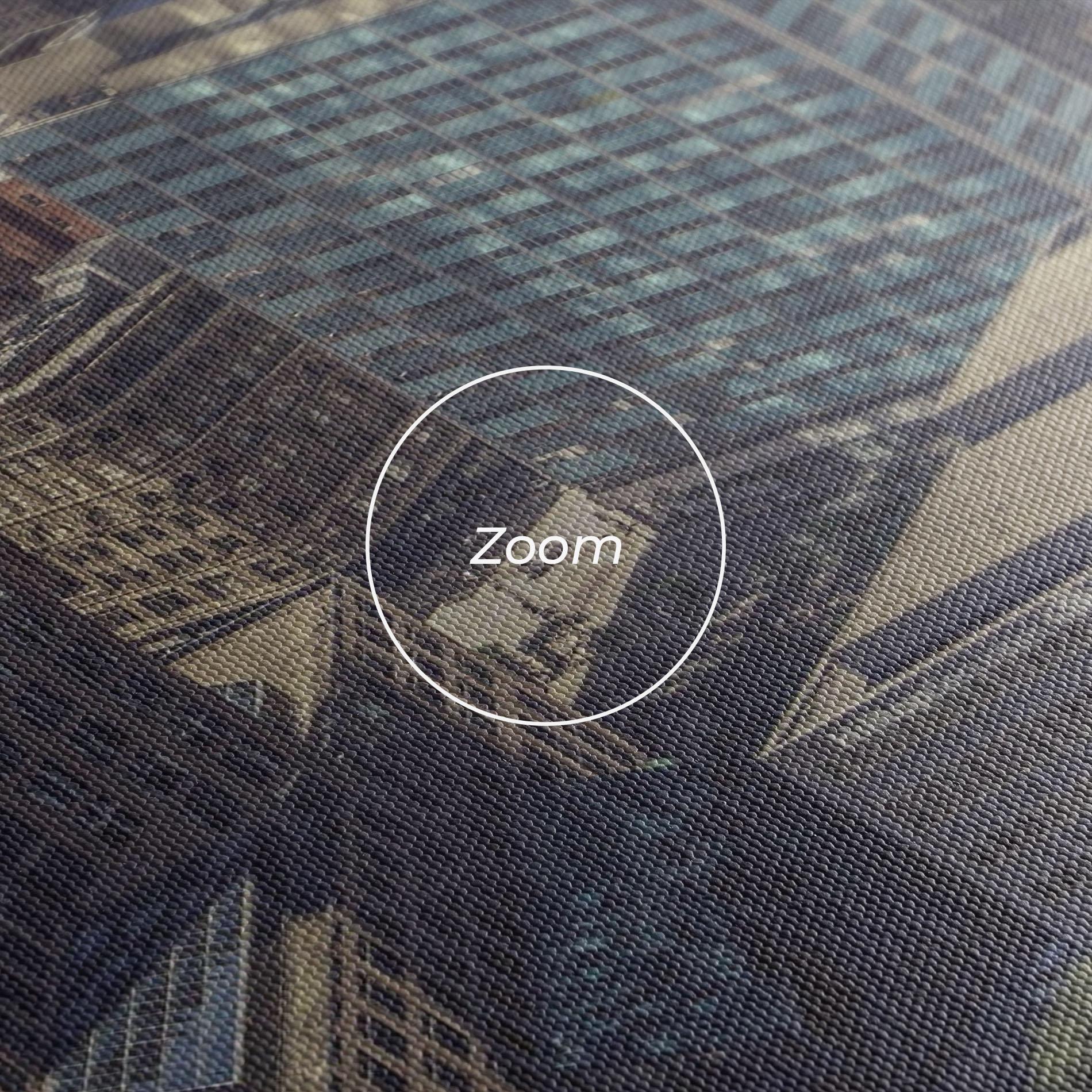 Leinwandbild Cream Light Building mockup 3