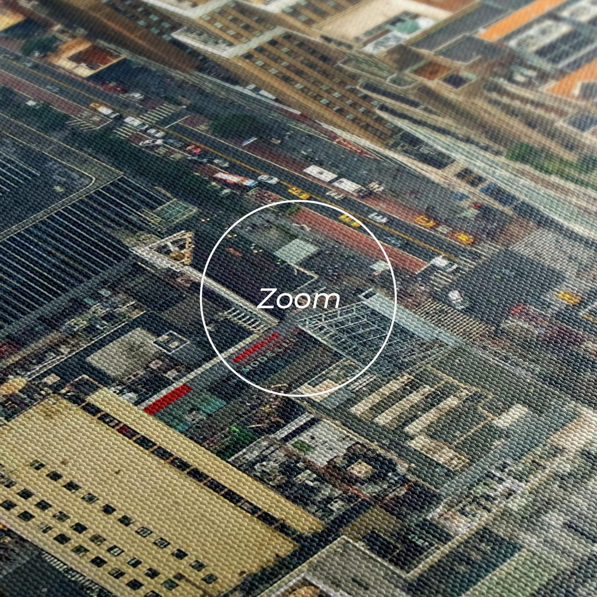 Leinwandbild Cream Tall Building mockup 3