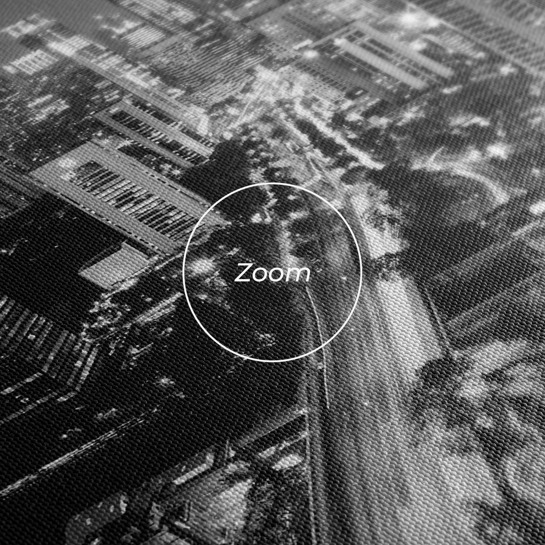 Leinwandbild Grey Lights City mockup 3