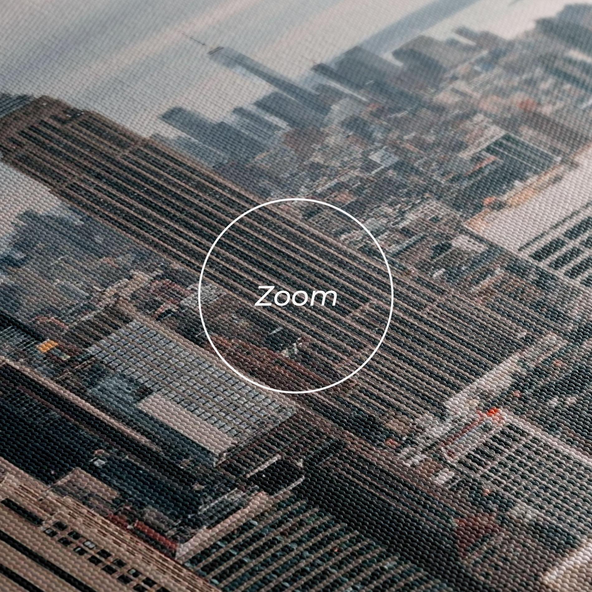 Leinwandbild High View Building mockup 3