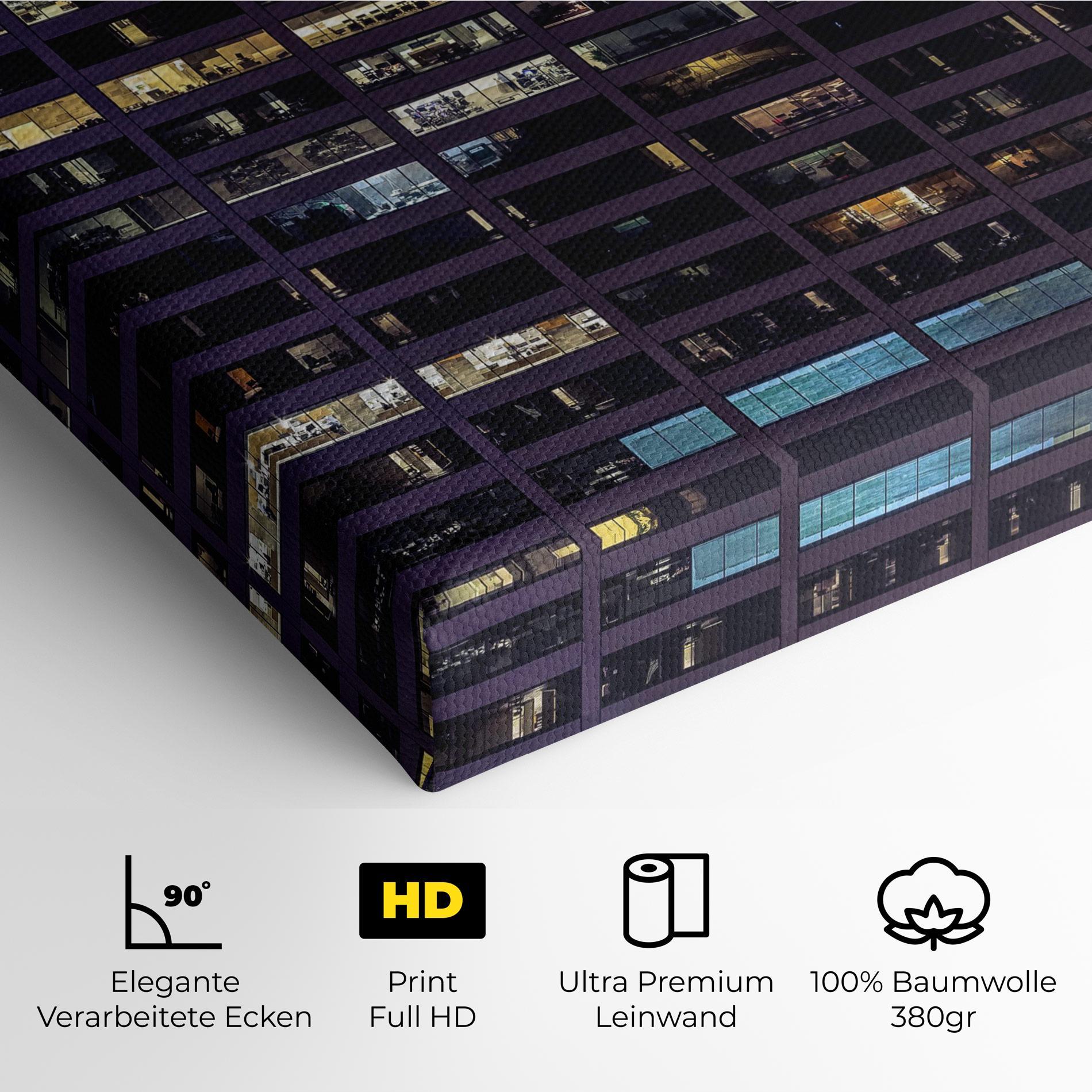 Leinwandbild Building Lights mockup 4