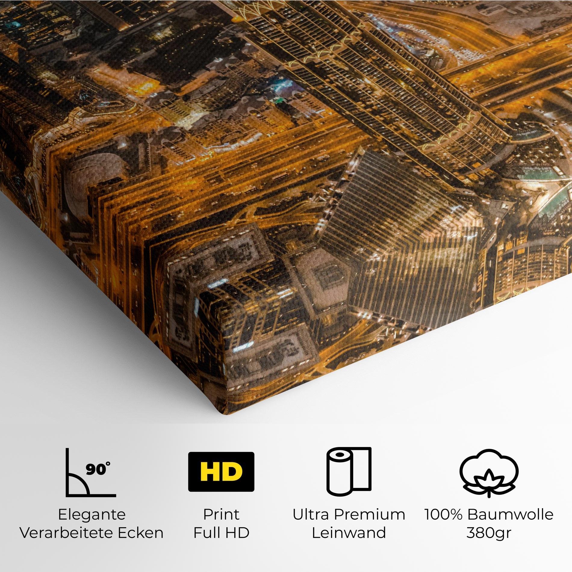 Leinwandbild Dubai Lights mockup 4