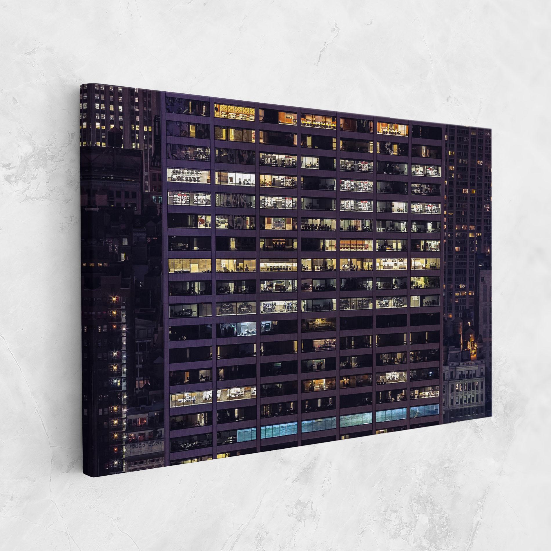 Leinwandbild Building Lights mockup 1