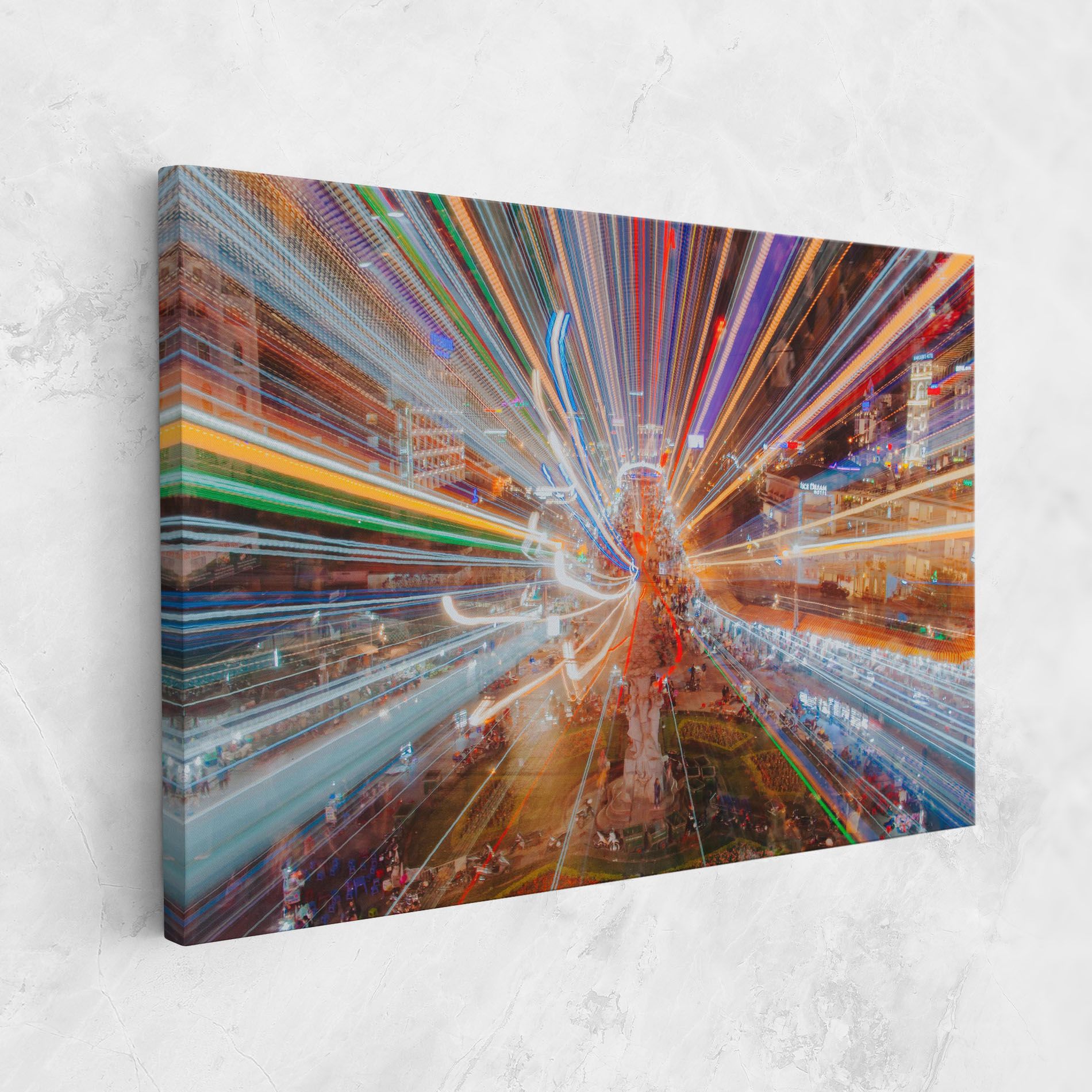 Colorful Light City mockup 1