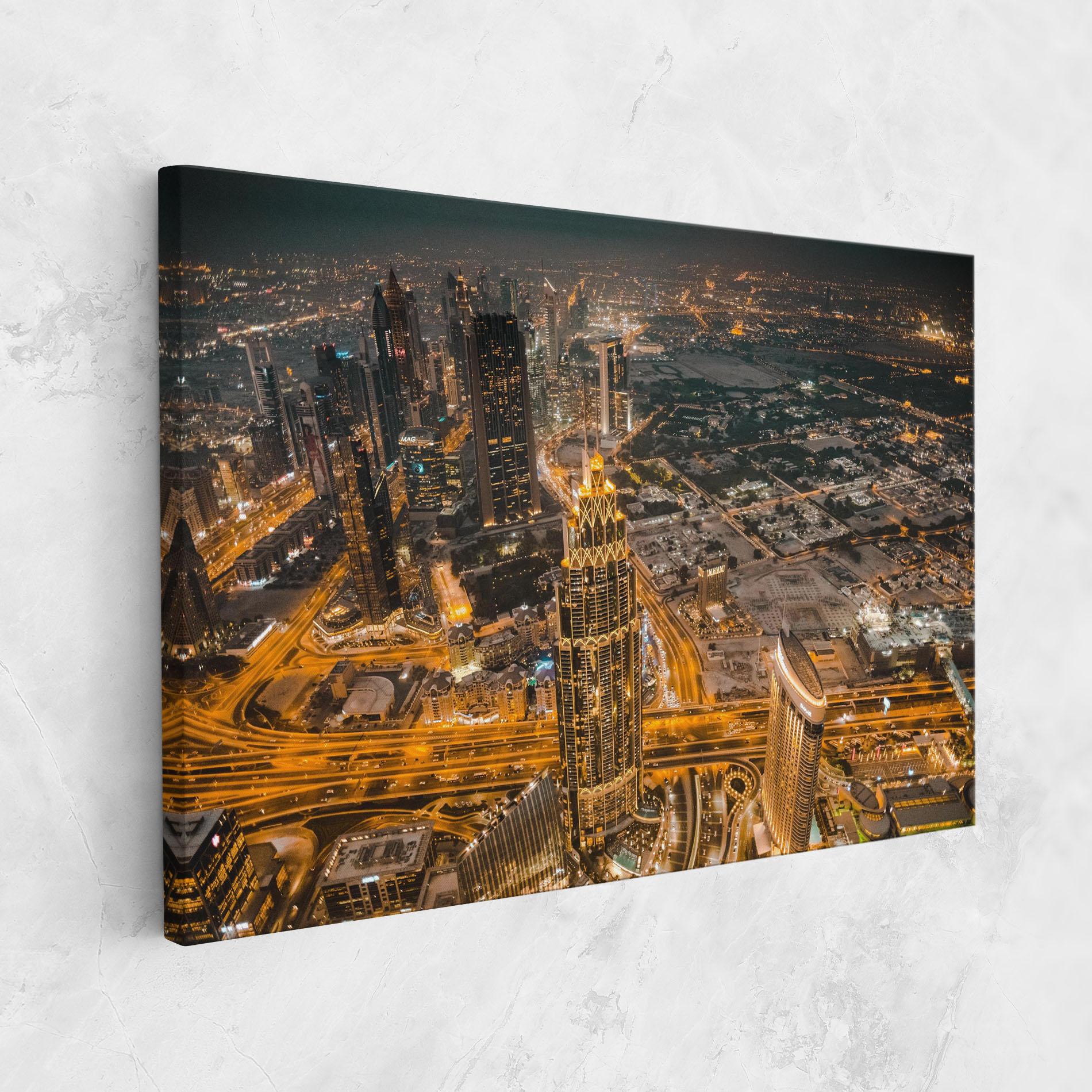 Leinwandbild Dubai Lights mockup 1