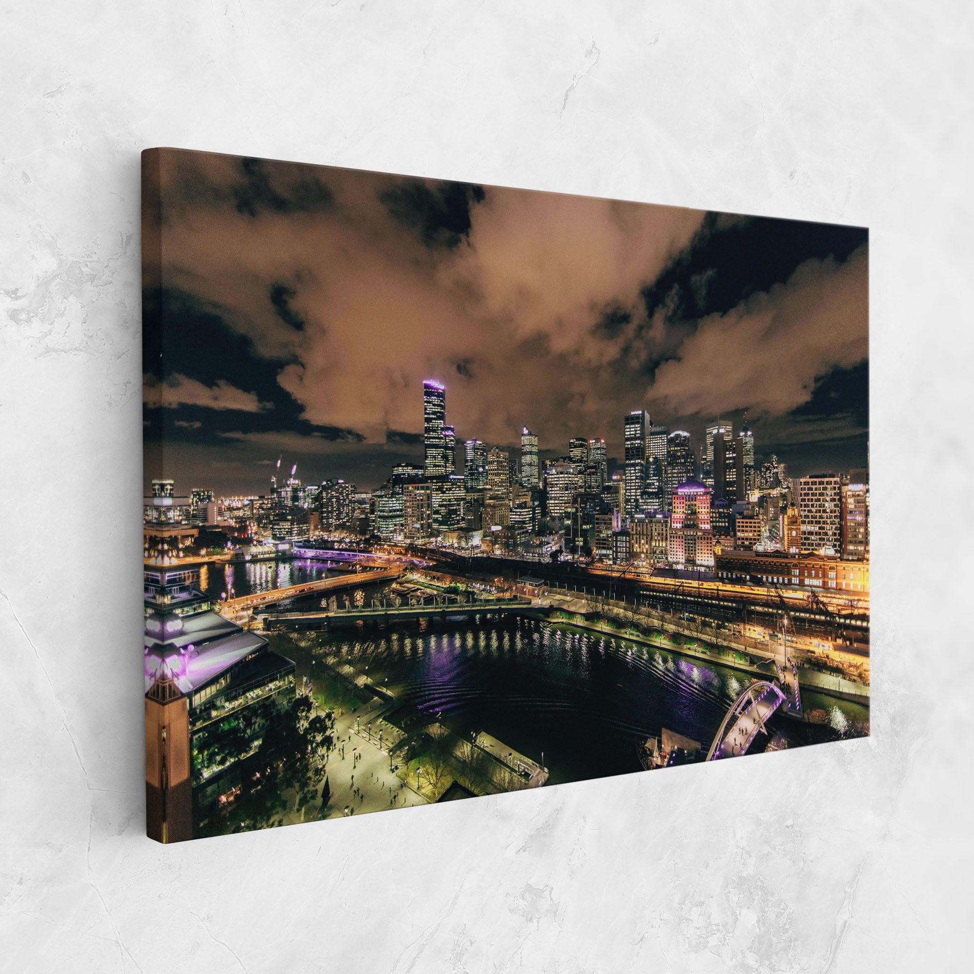 Green Purple City mockup 1