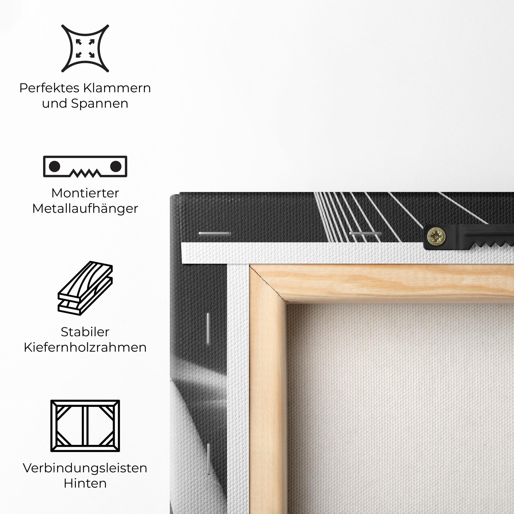 Leinwandbild White Glass Building mockup 5