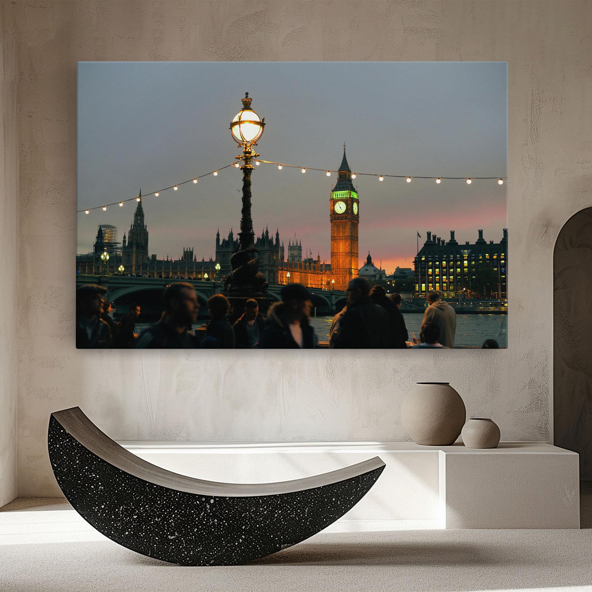 Leinwandbild Clock Lights mockup 8