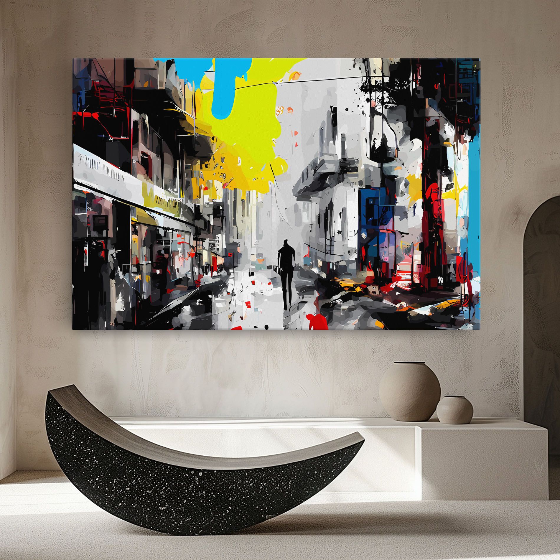 Grunge City Art mockup 8