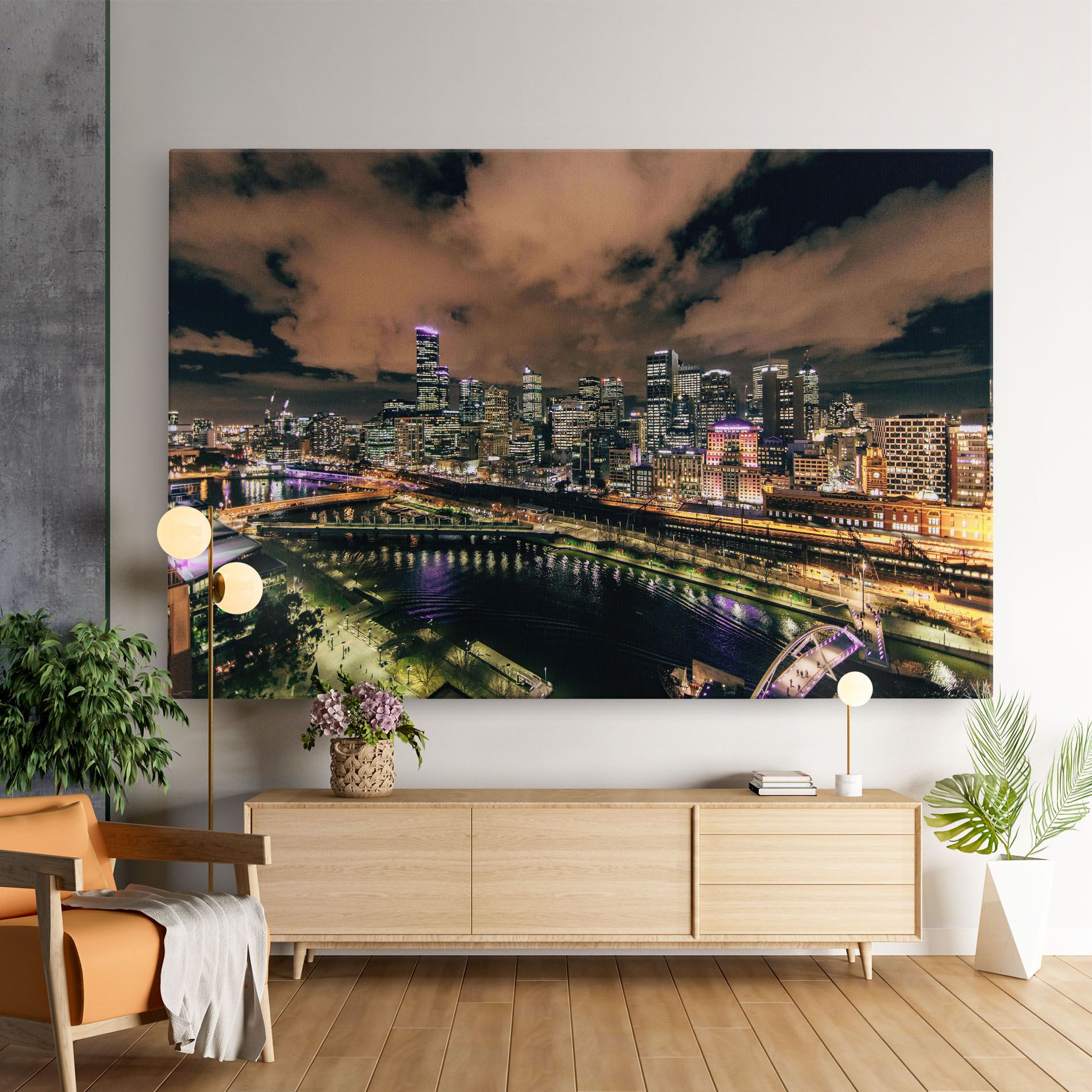 Green Purple City mockup 9