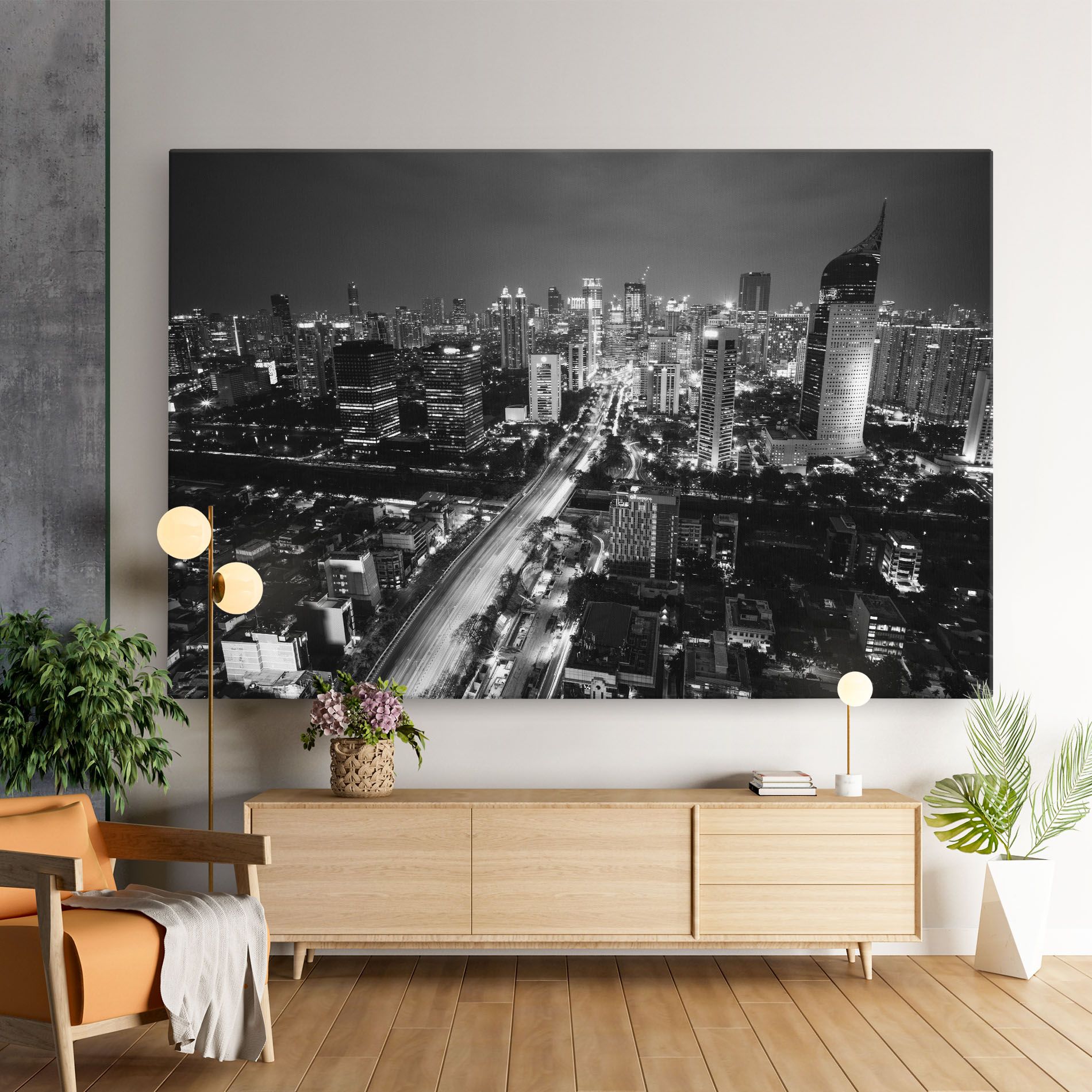Grey Lights City mockup 9
