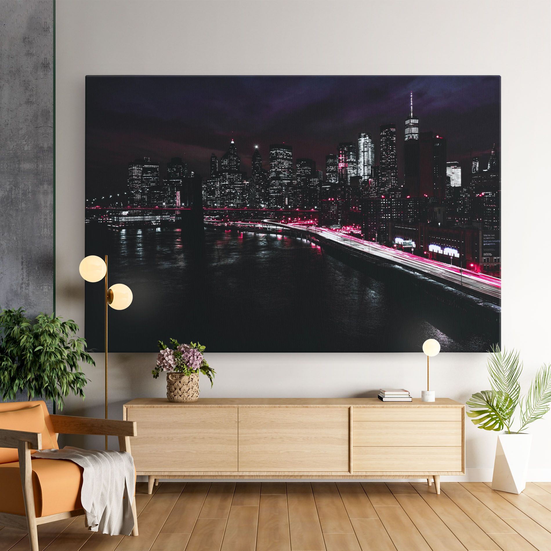 Pink Light City mockup 9