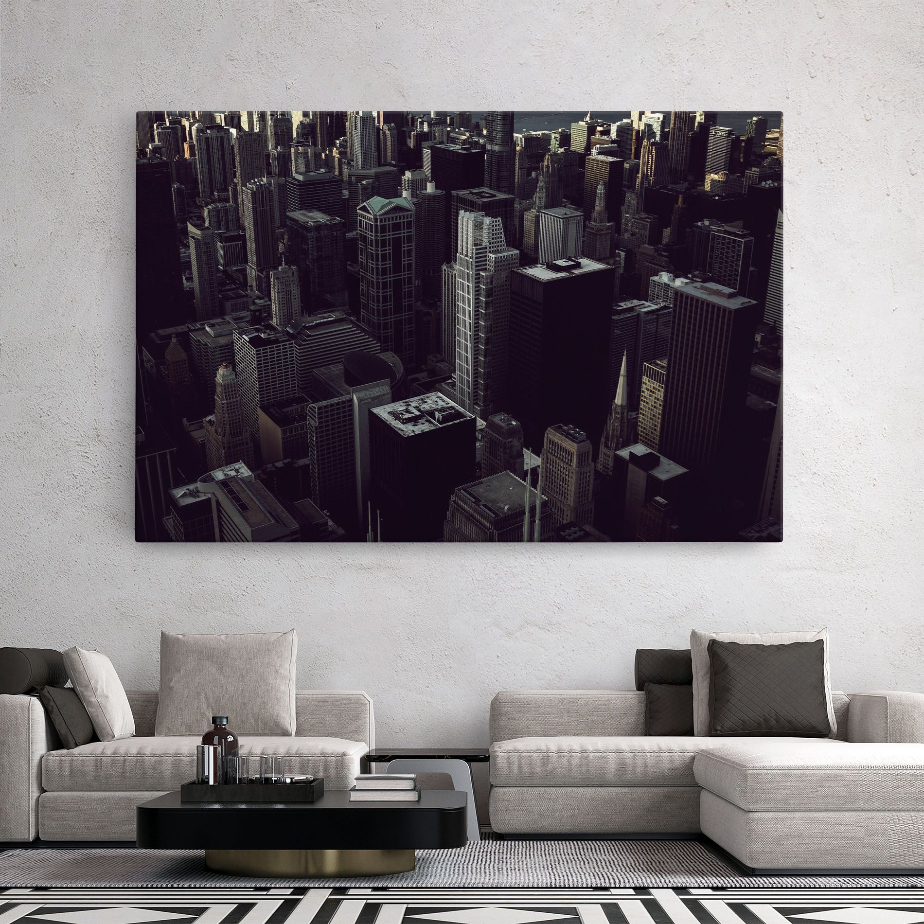 Black Cream Building mockup 2