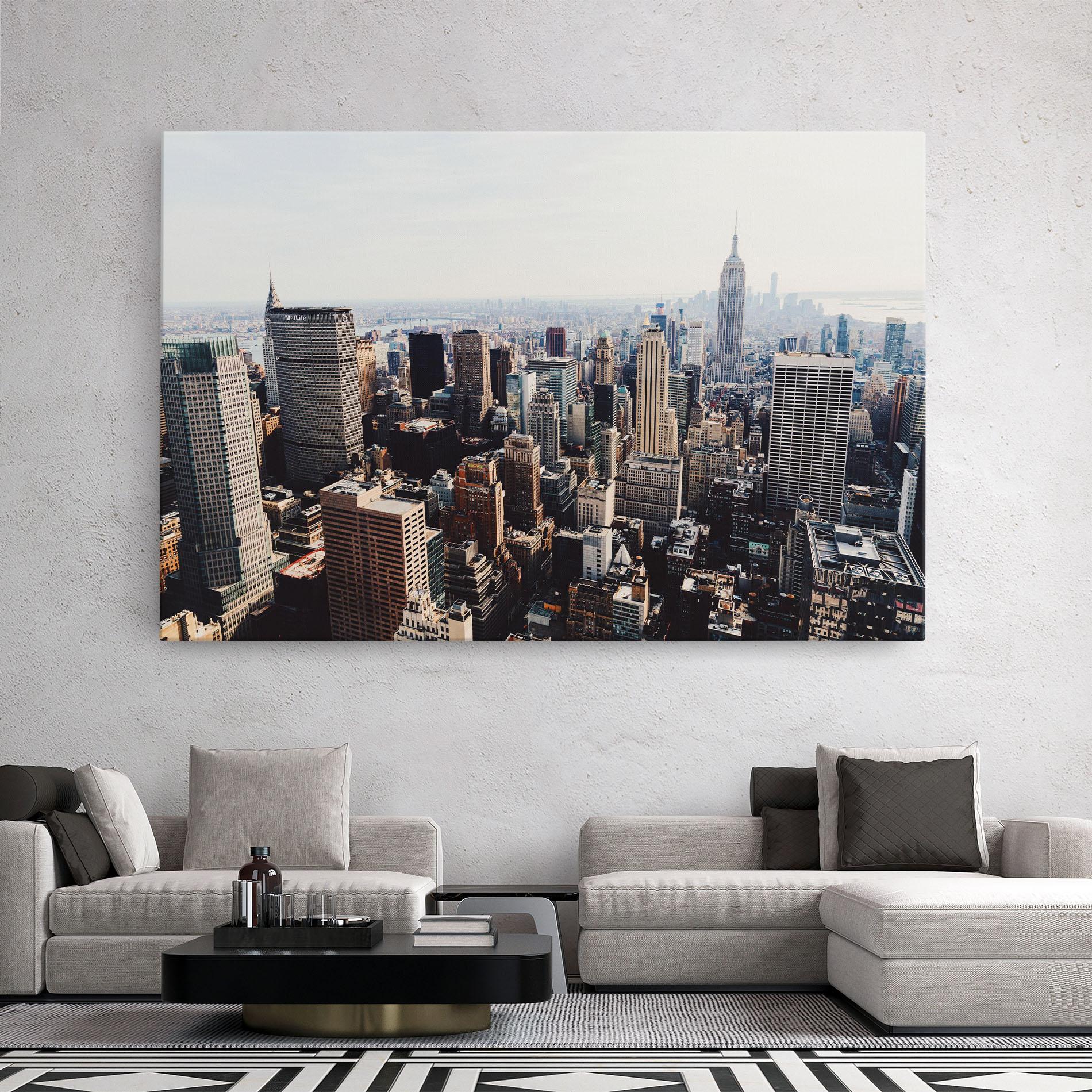 Leinwandbild Building Mix View mockup 2