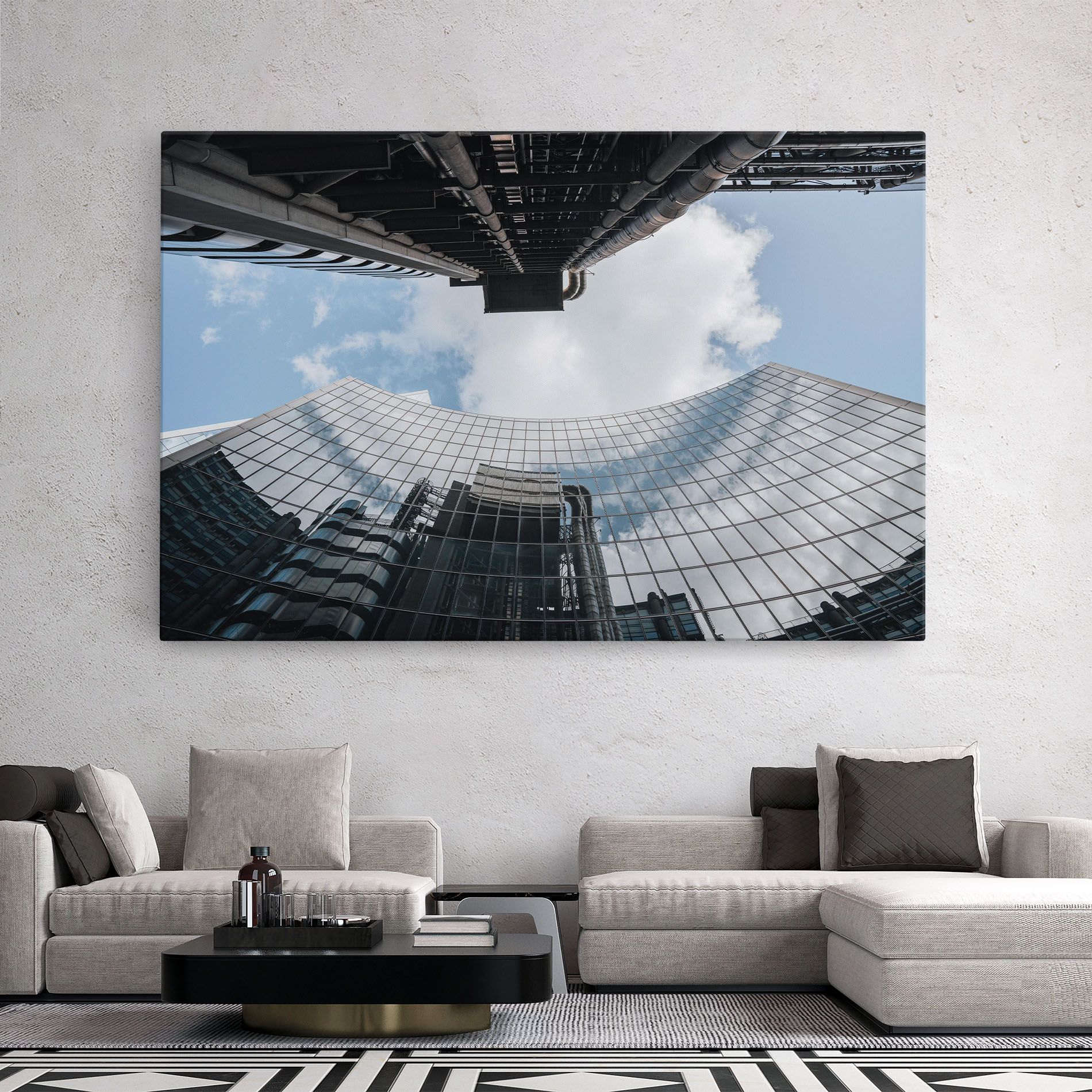 Cloud Big Building mockup 2