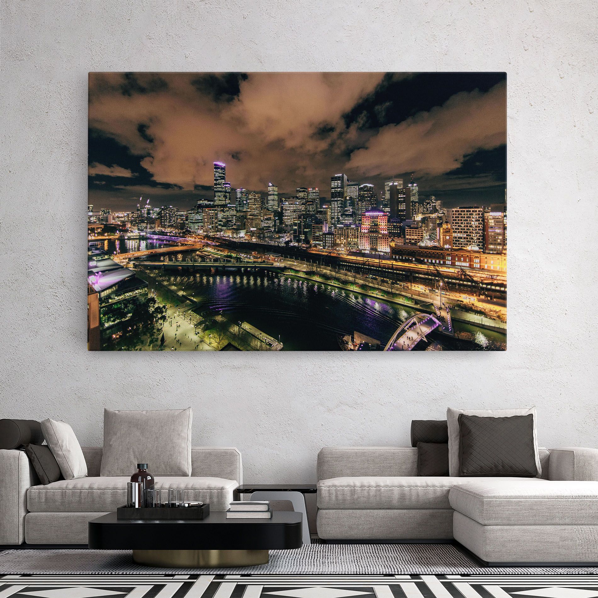 Green Purple City mockup 2