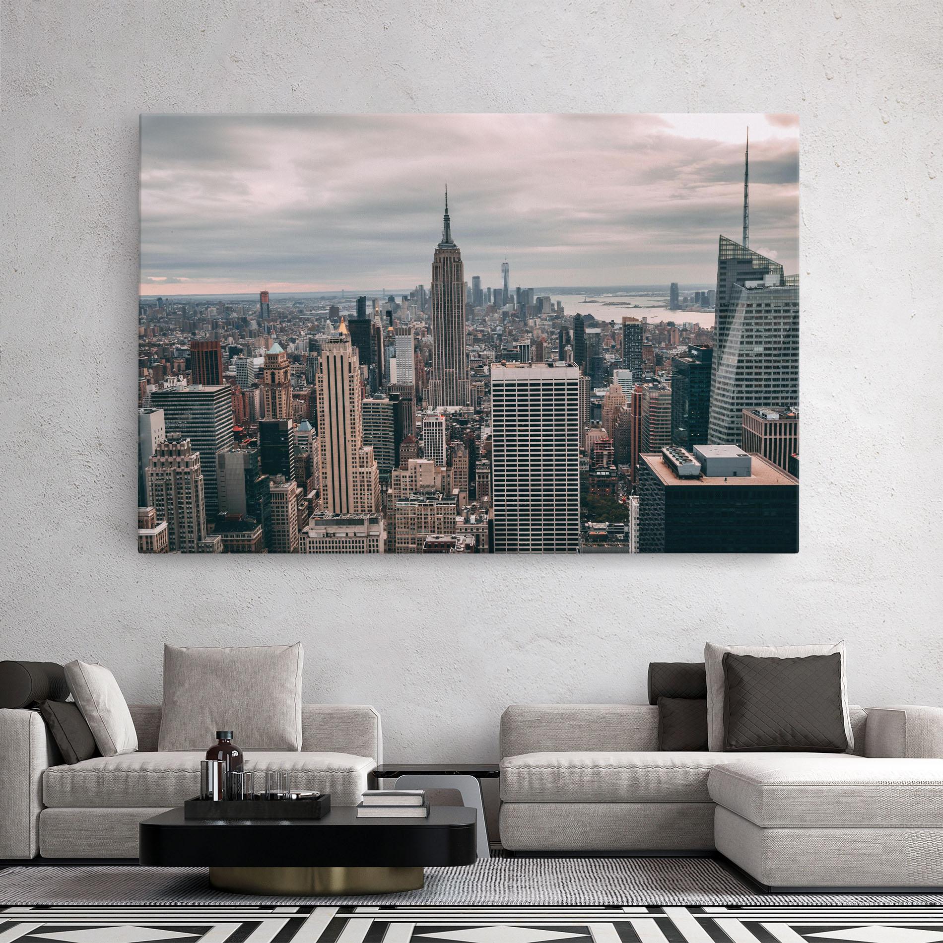 Leinwandbild High View Building mockup 2