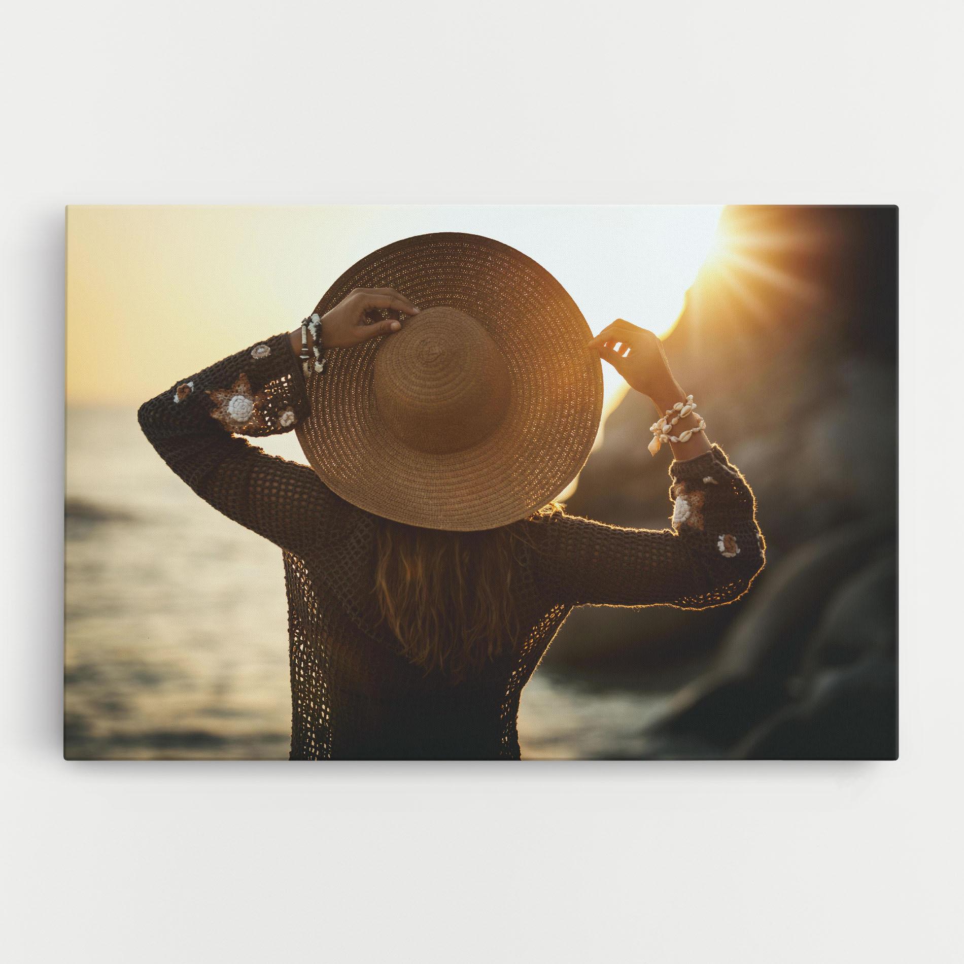 Leinwandbild Enjoying Sunset mockup 0