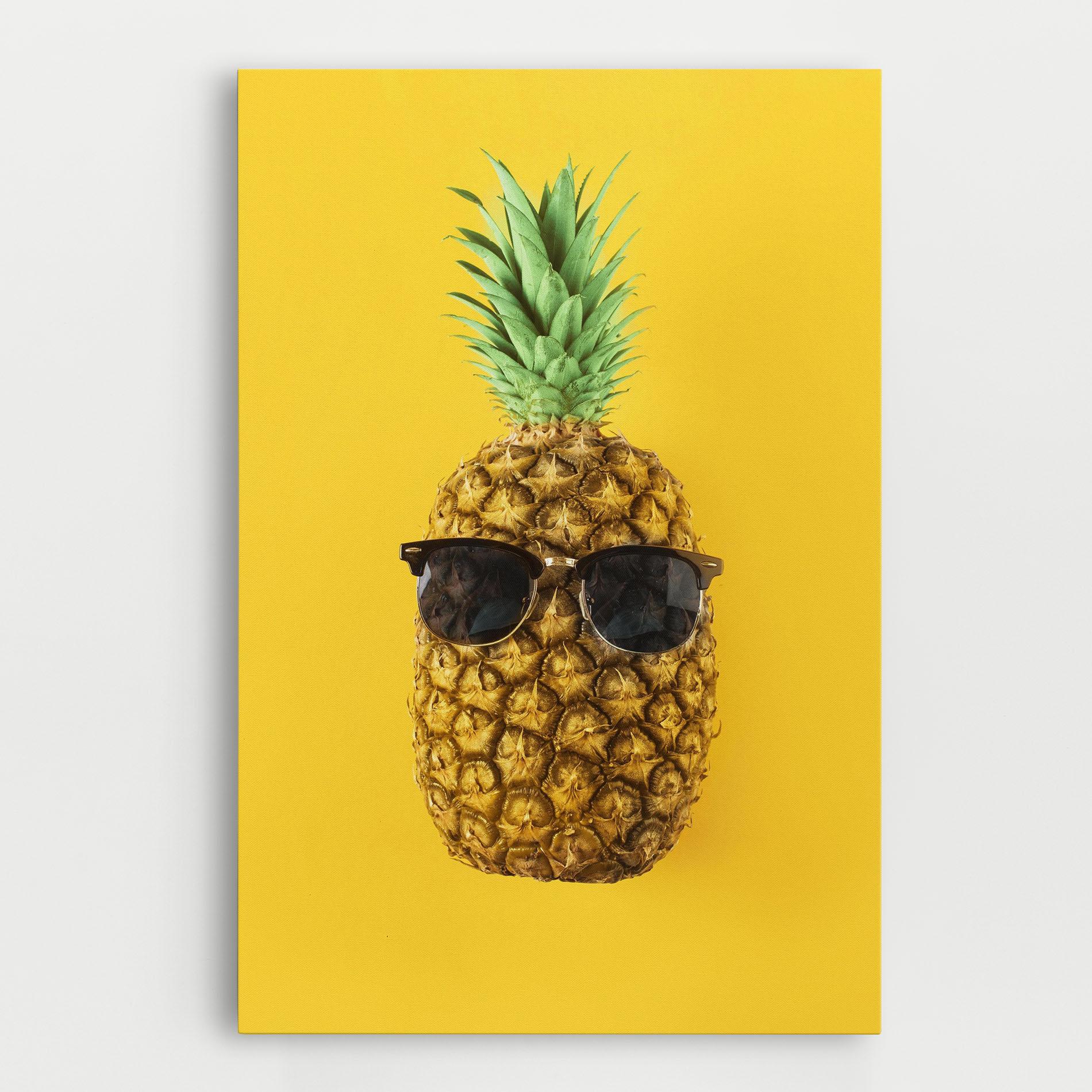 Leinwandbild Fresh Pineapple mockup 0