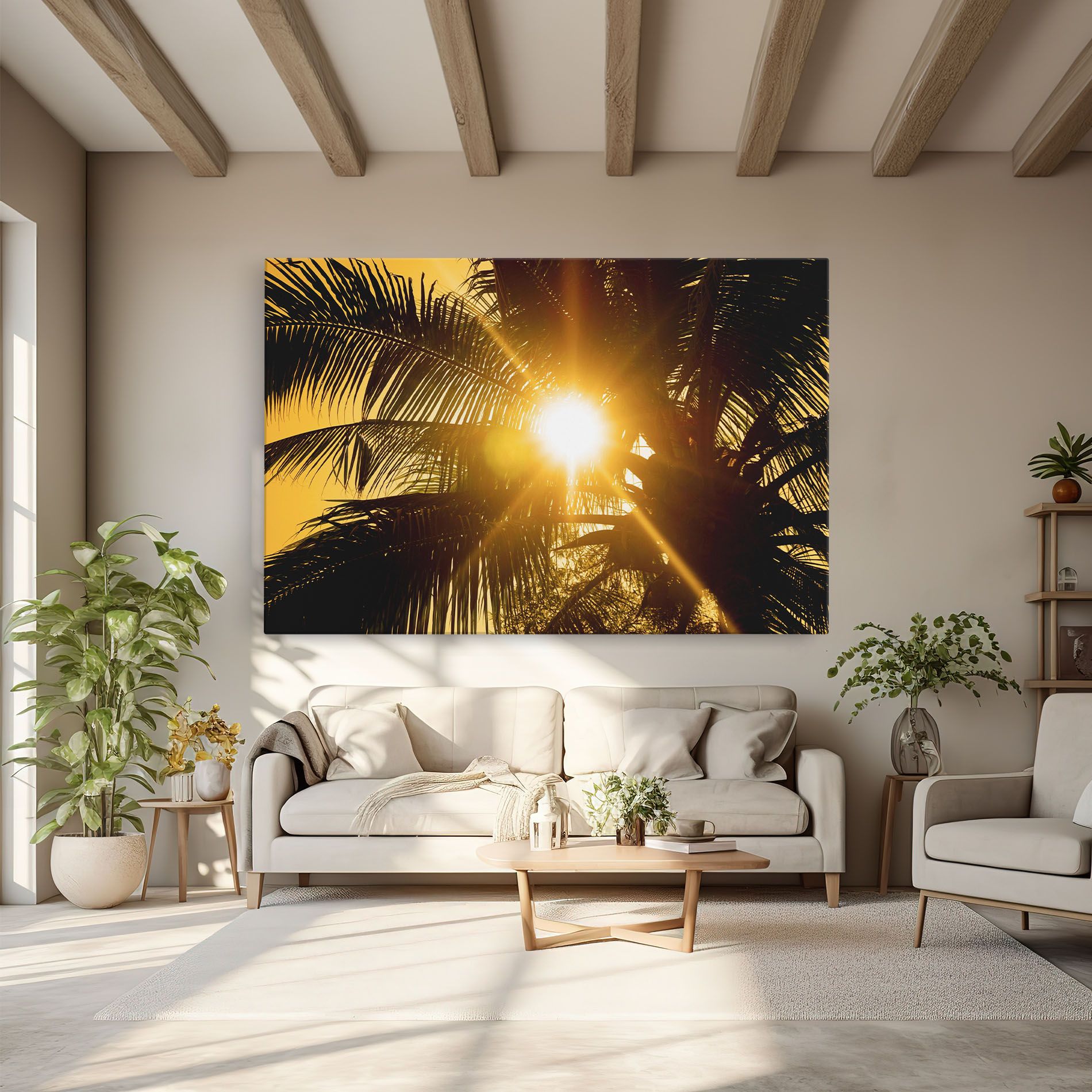 Palm Trees Sun mockup 6