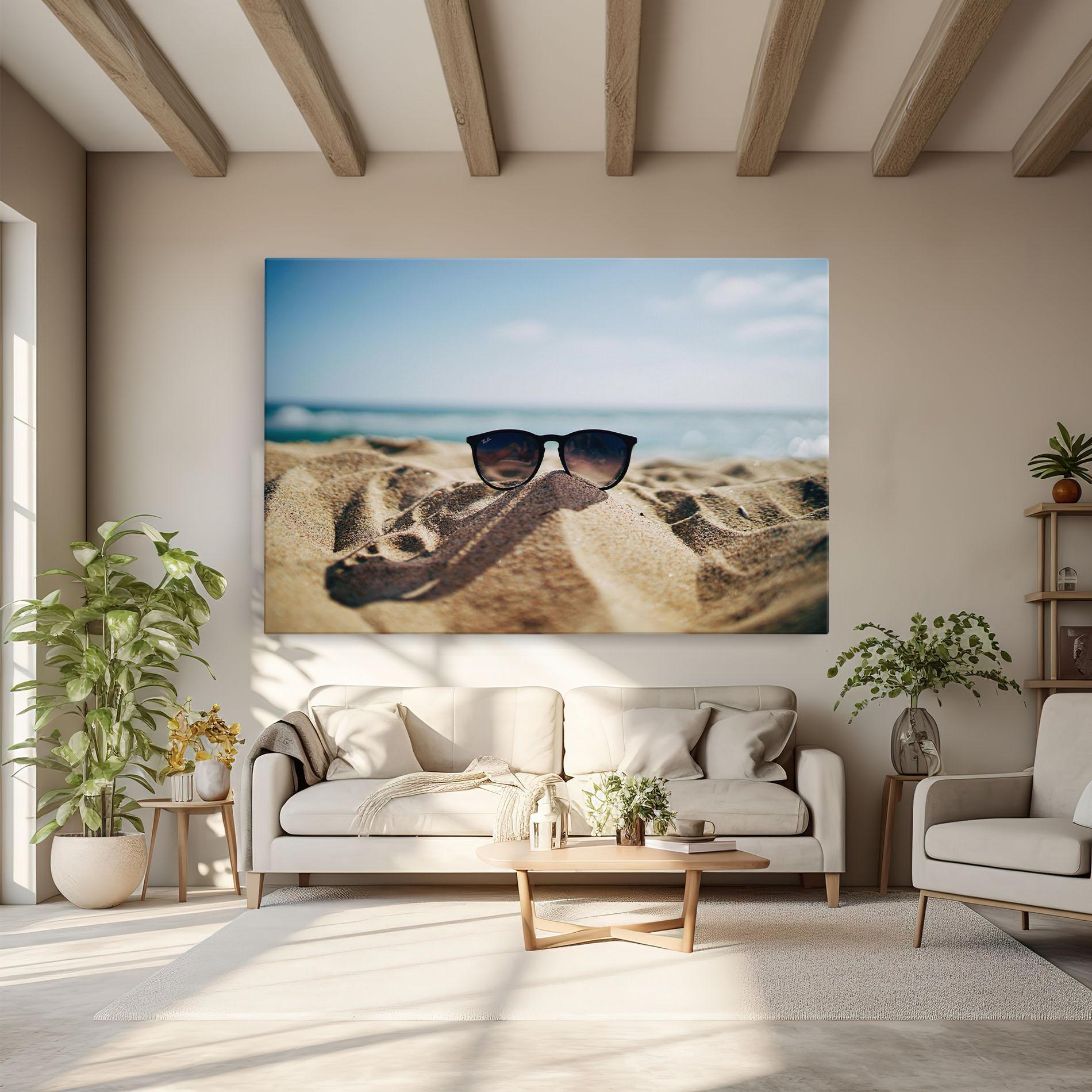 Leinwandbild Sand Glasses mockup 6