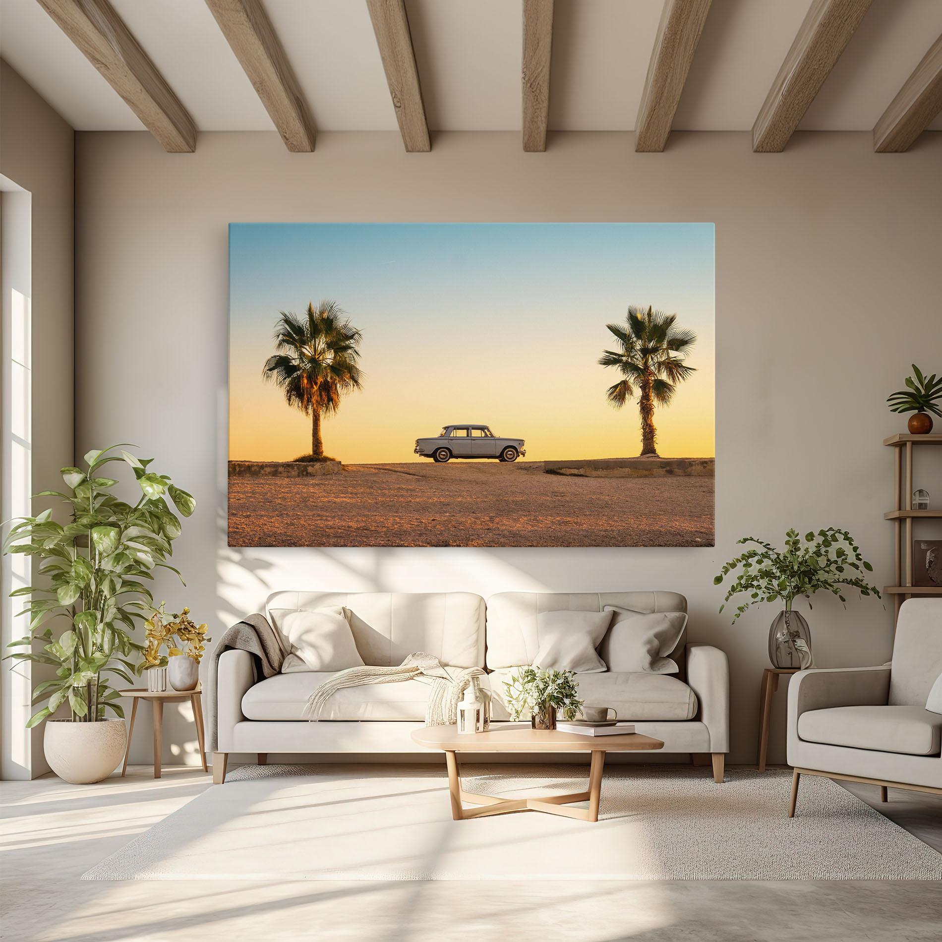 Leinwandbild Summer Car mockup 6